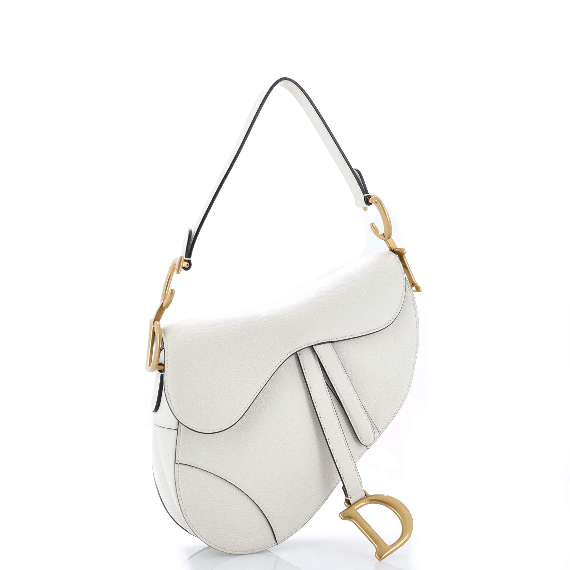 Saddle Handbag Leather Medium - Image 2