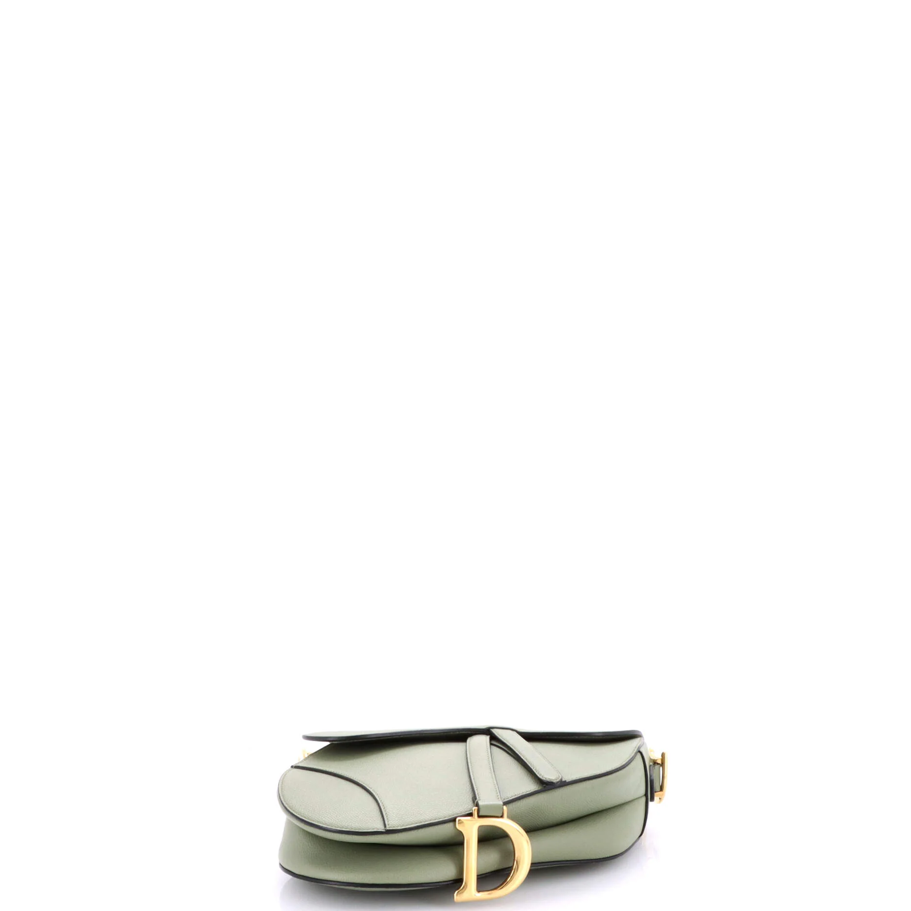 Saddle Handbag Leather Medium - Image 4