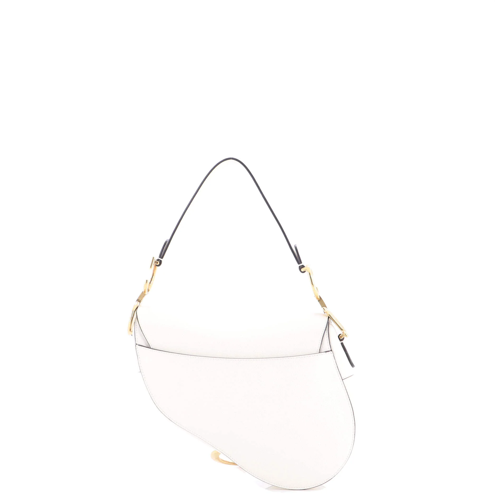 Saddle Handbag Leather Medium - Image 3