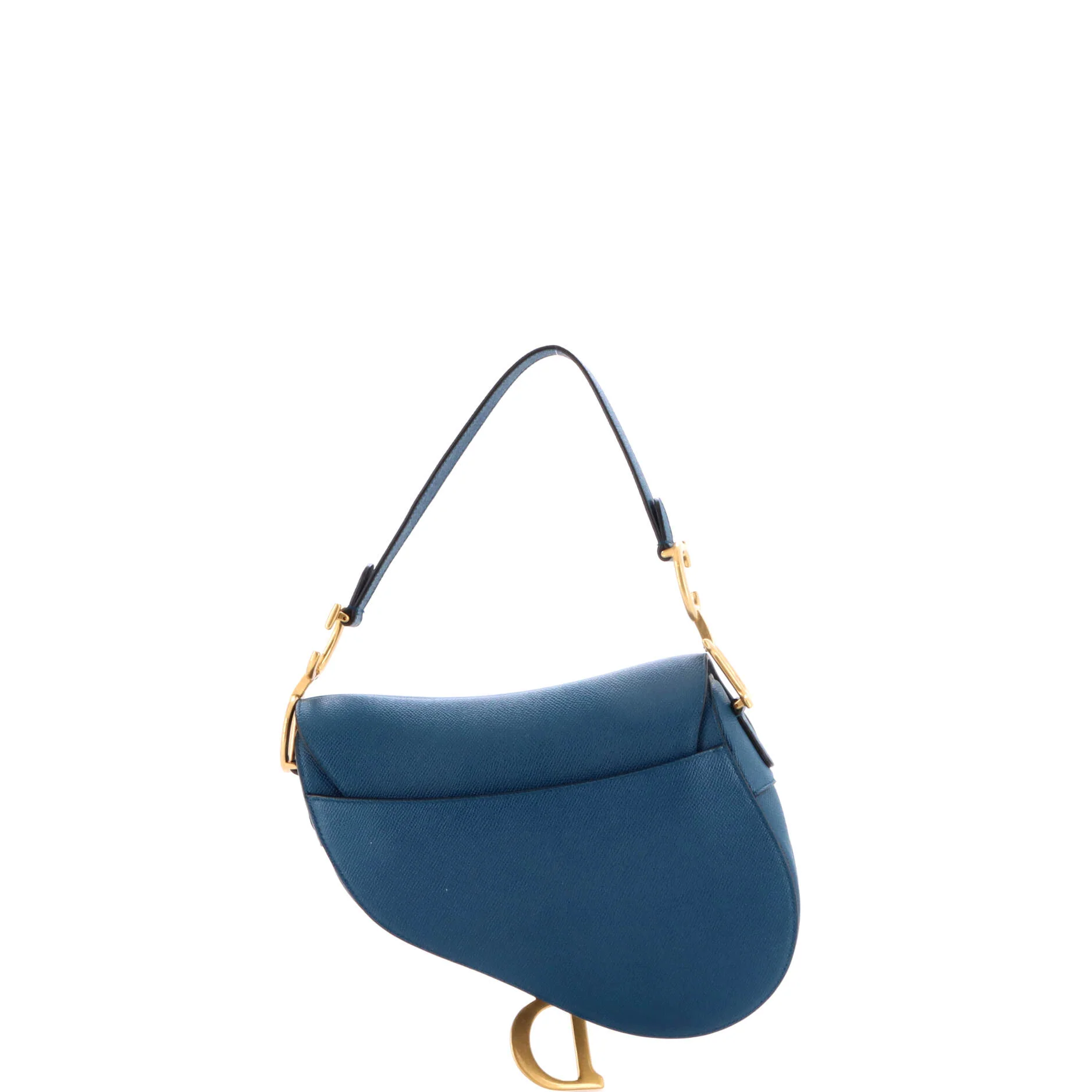 Saddle Handbag Leather Medium - Image 3