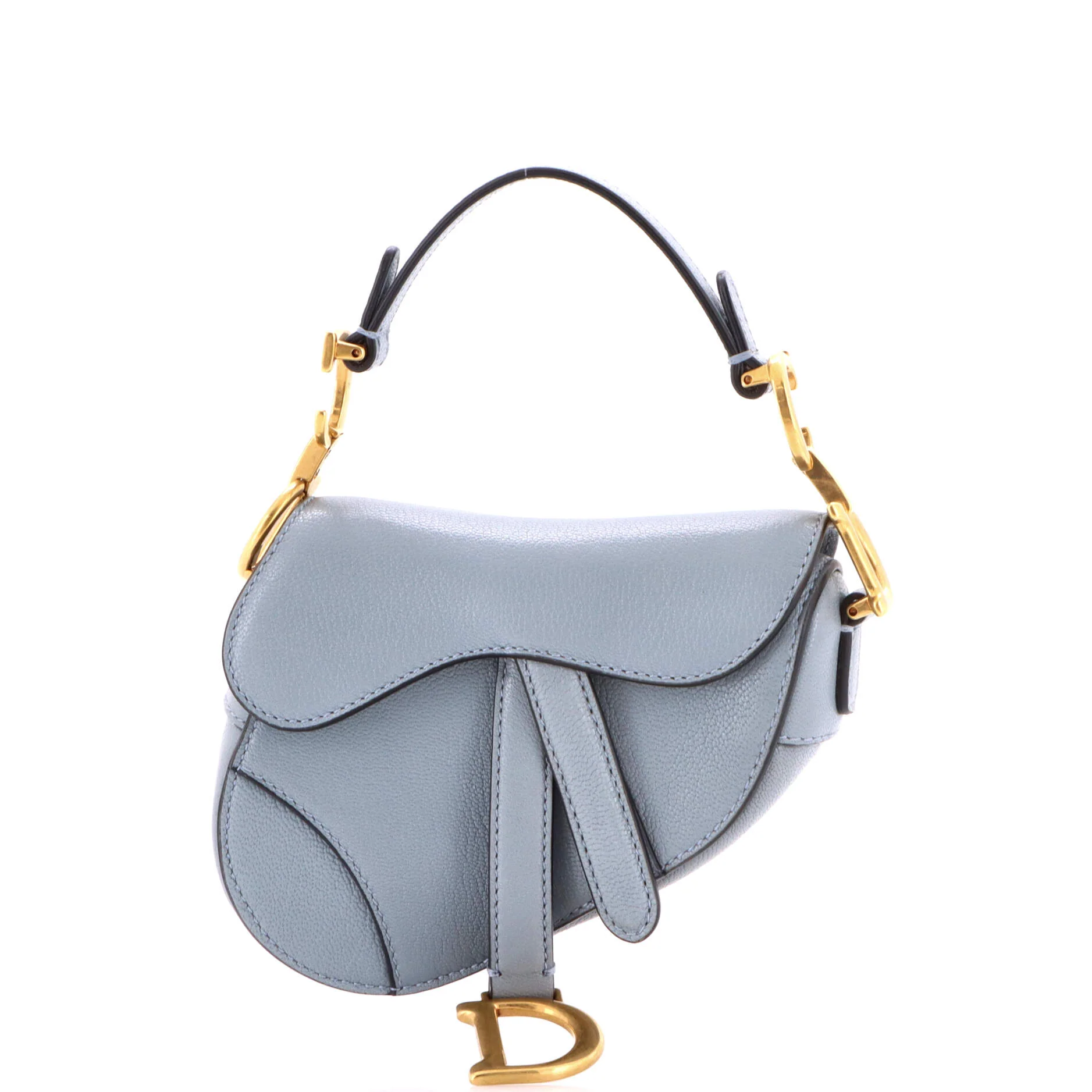 Saddle Handbag Leather Micro