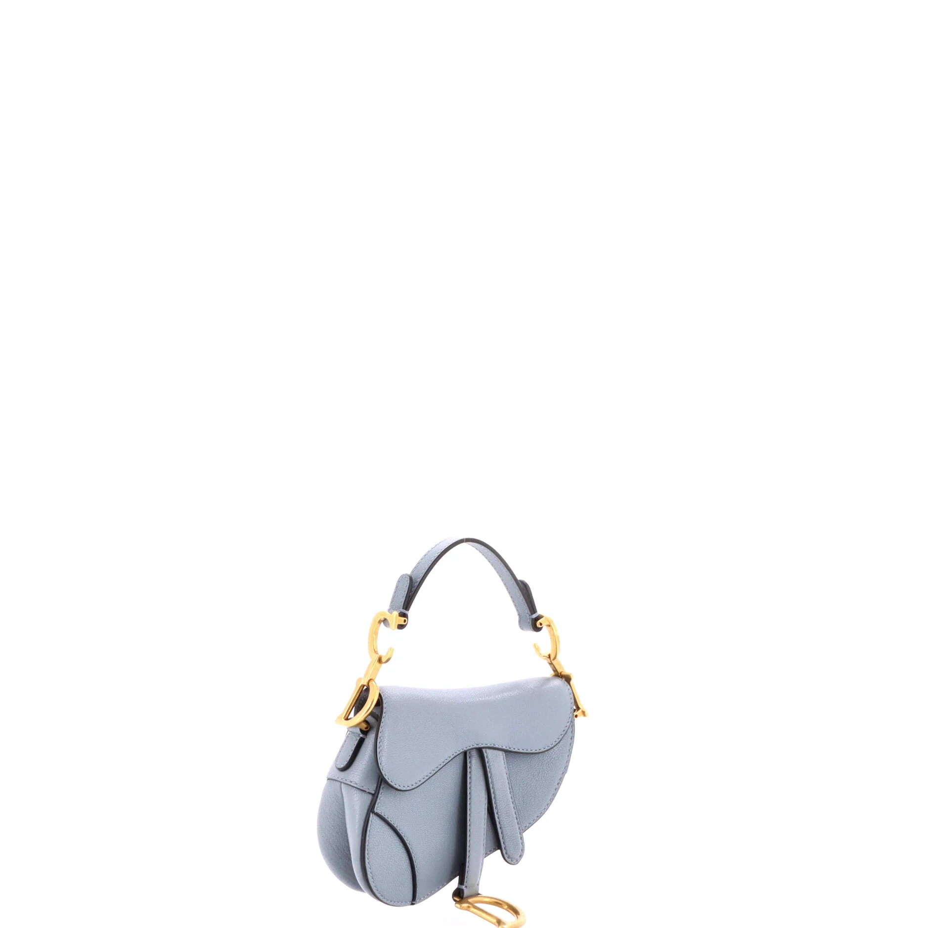 Saddle Handbag Leather Micro - Image 2
