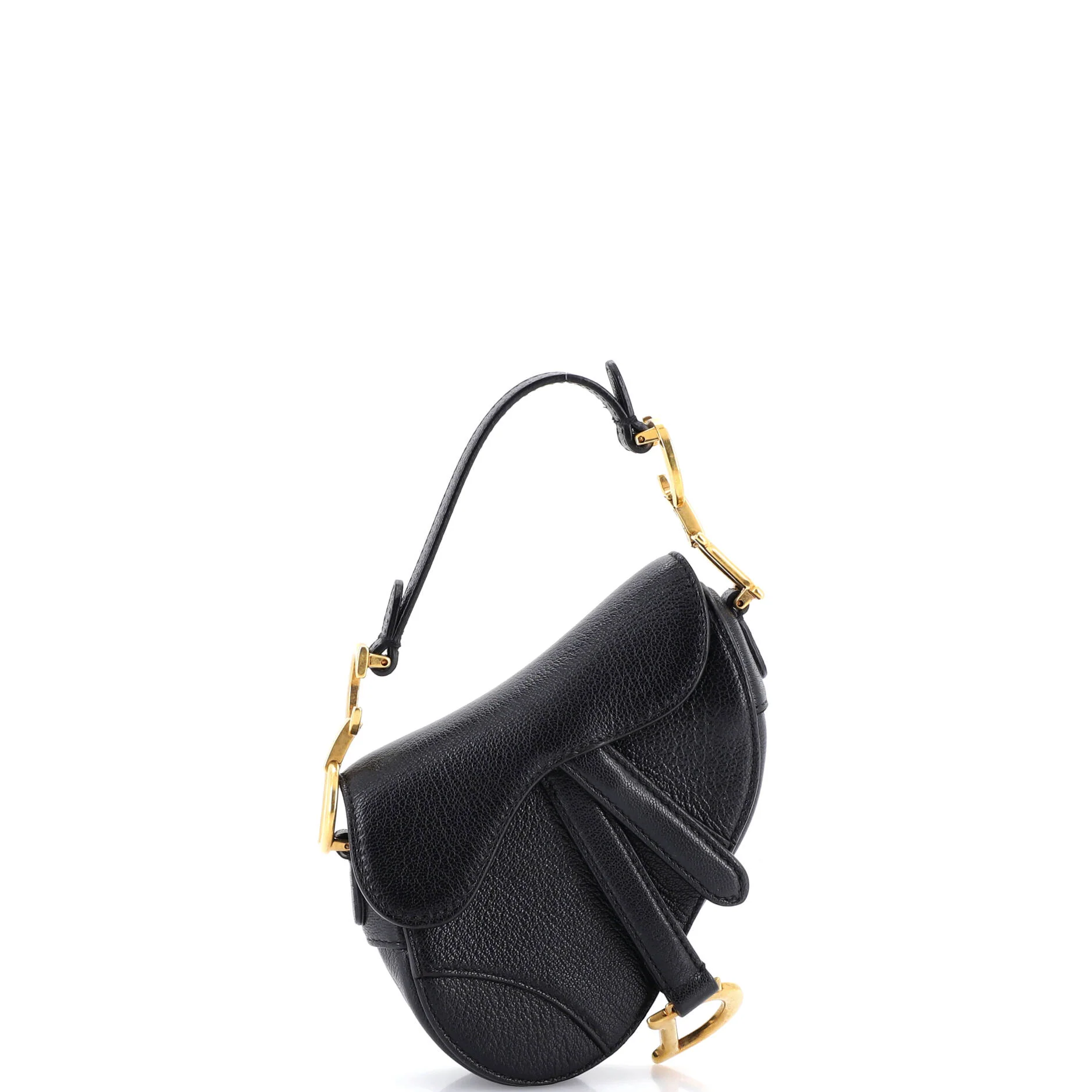 Saddle Handbag Leather Micro