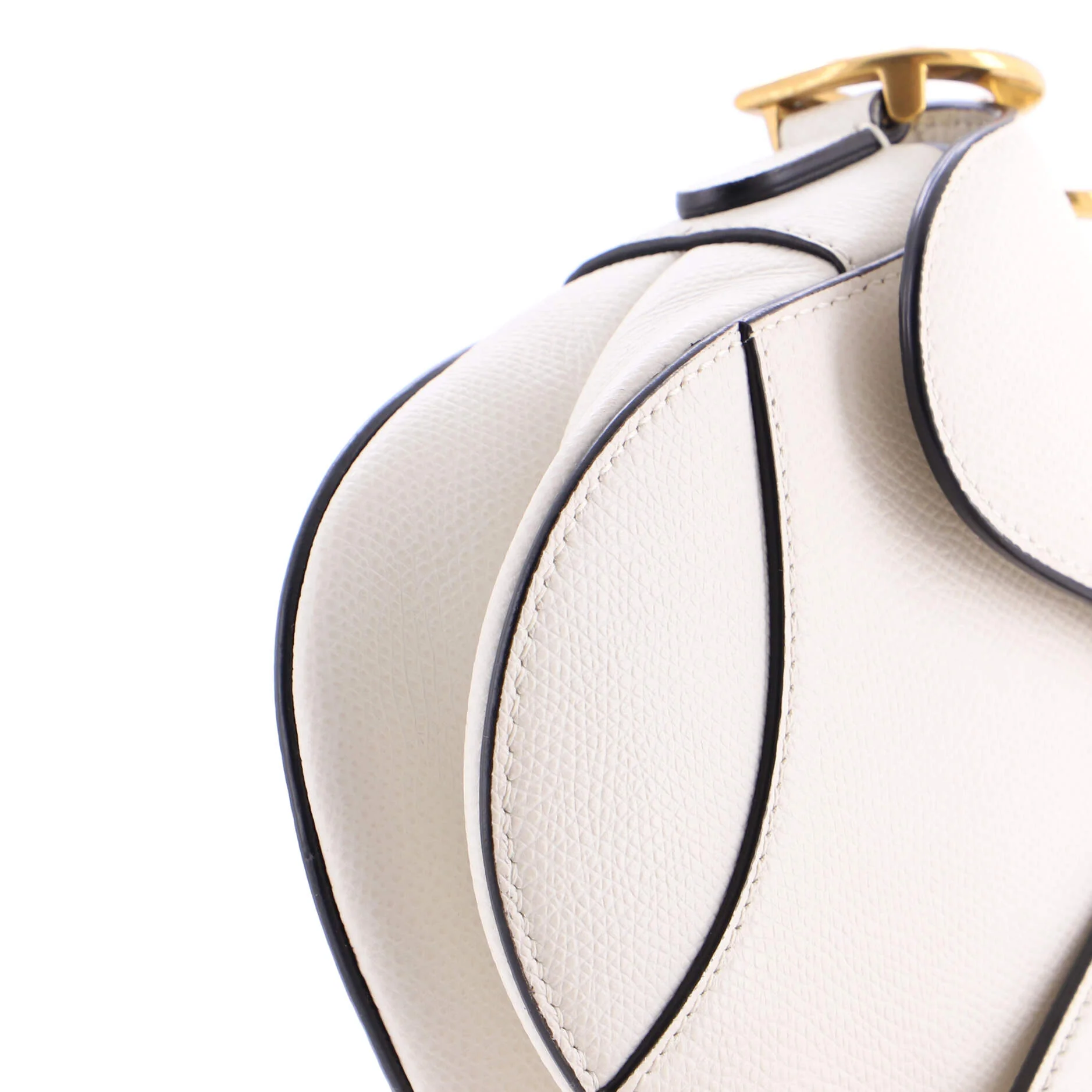 Saddle Handbag Leather Mini - Image 6