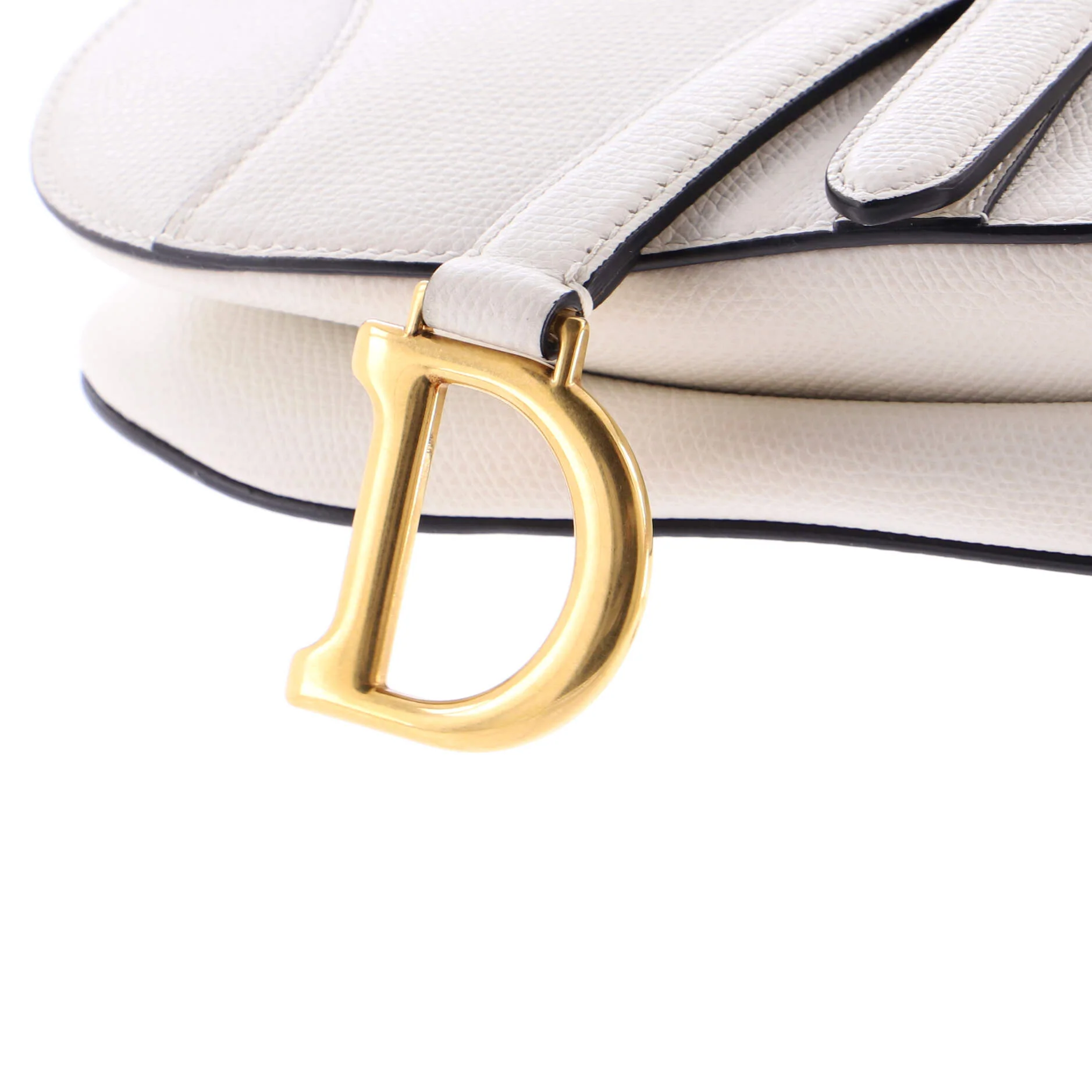 Saddle Handbag Leather Mini - Image 8