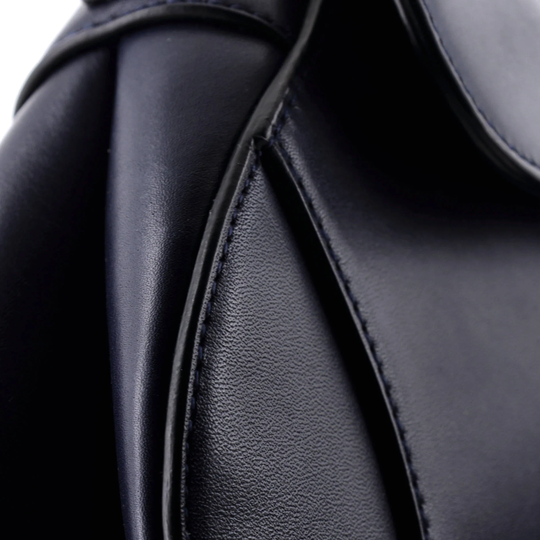 Saddle Handbag Leather Mini - Image 6