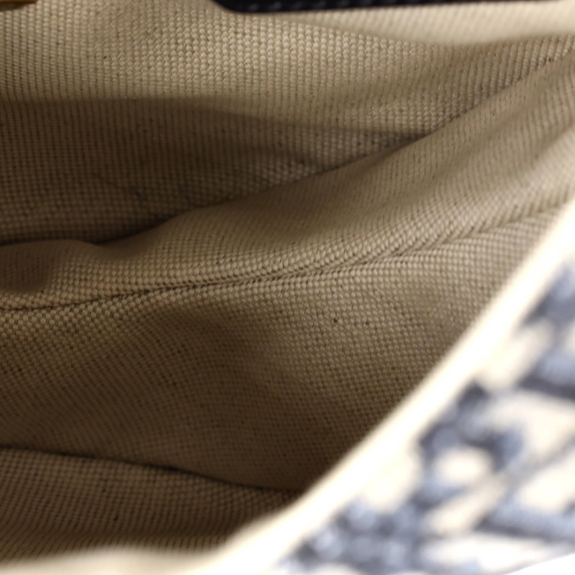 Saddle Handbag Oblique Canvas Medium - Image 5