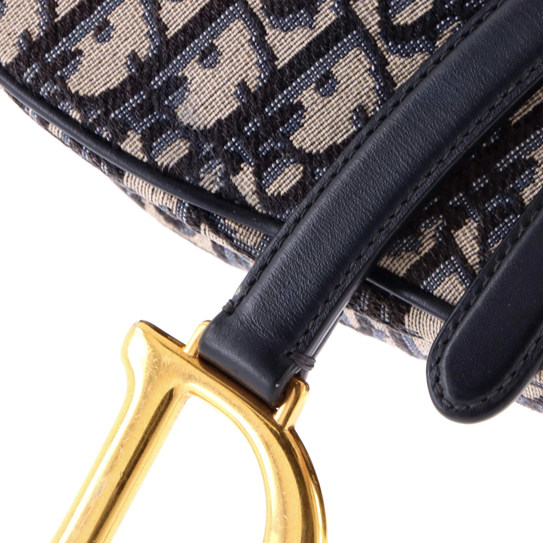 Saddle Handbag Oblique Canvas Medium - Image 6