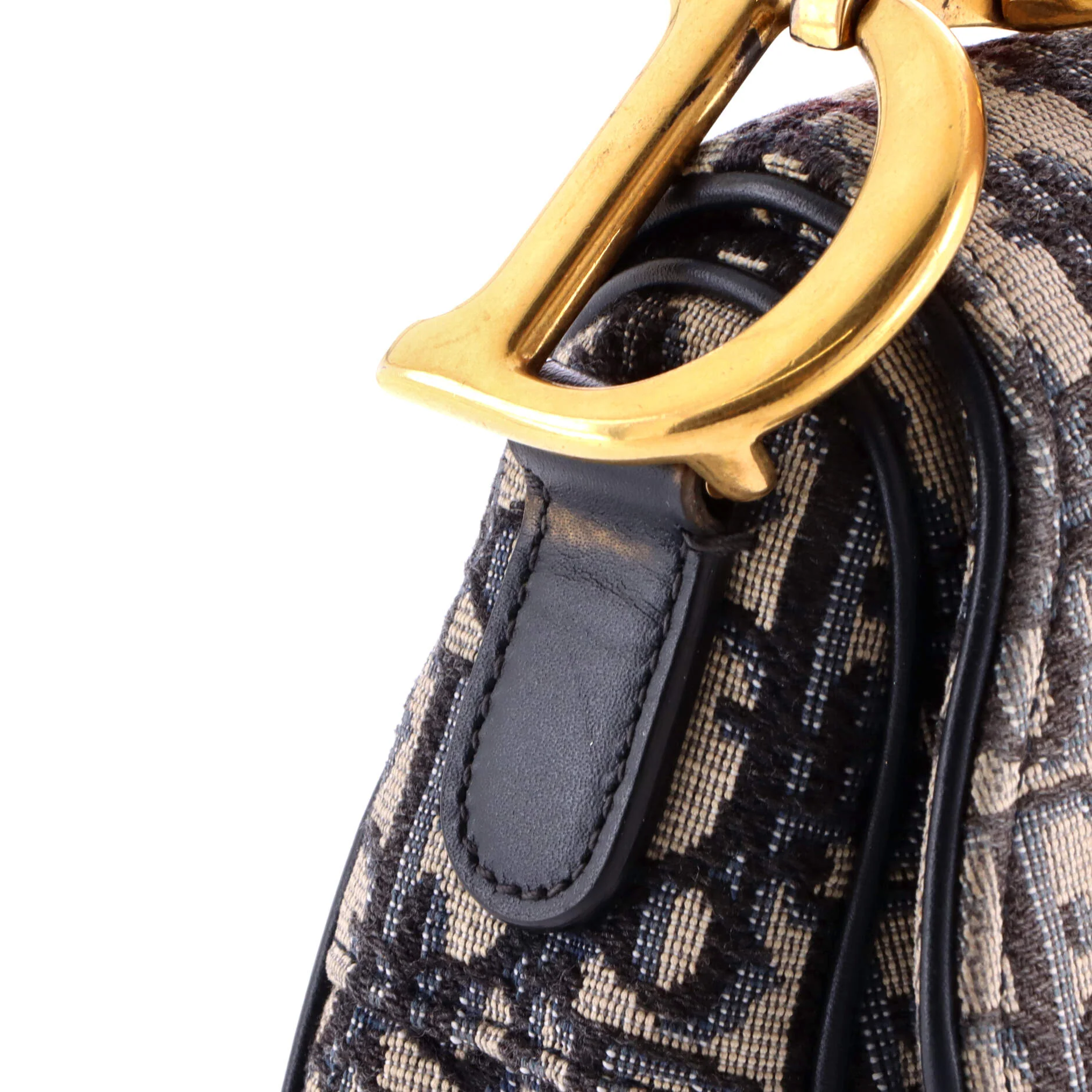 Saddle Handbag Oblique Canvas Medium - Image 7