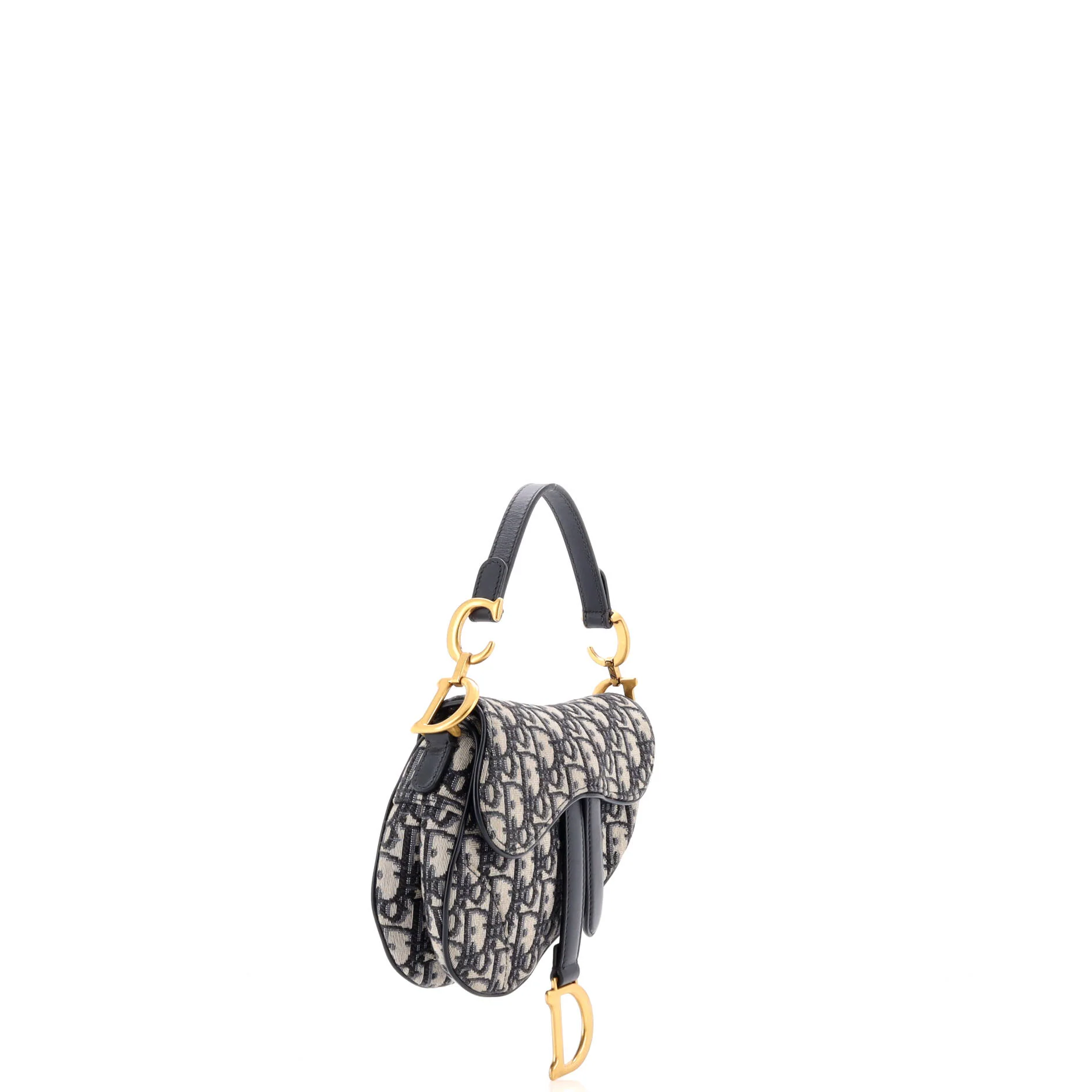 Saddle Handbag Oblique Canvas Mini - Image 2