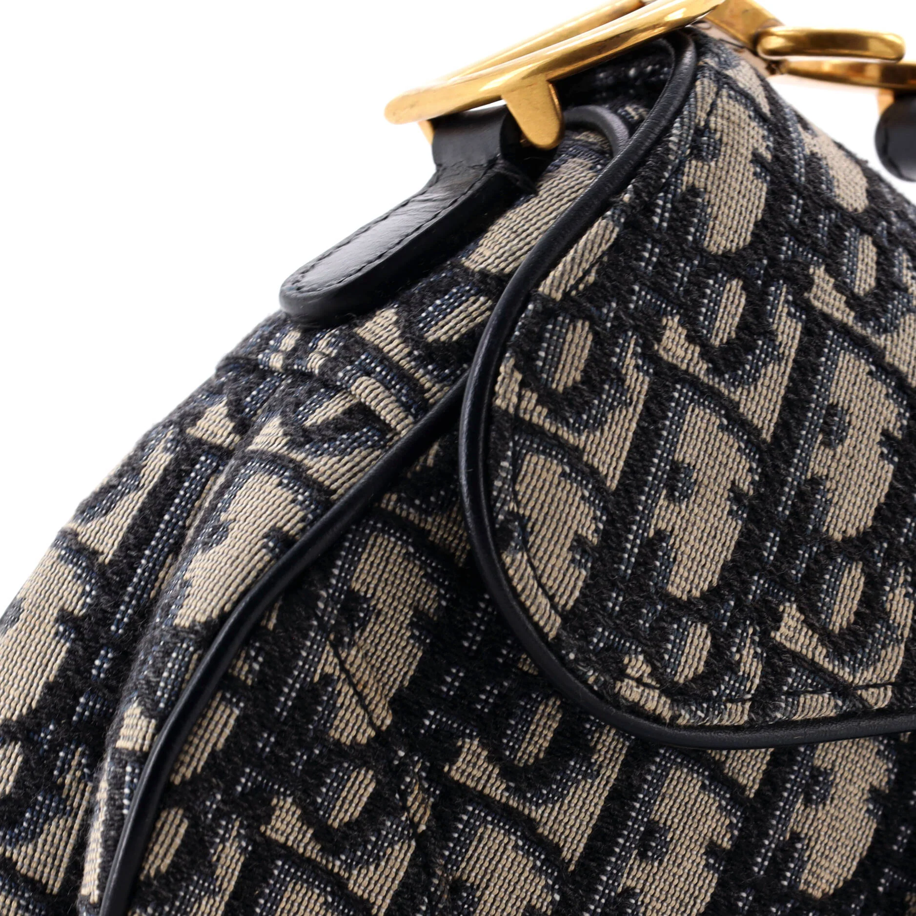 Saddle Handbag Oblique Canvas Mini - Image 6