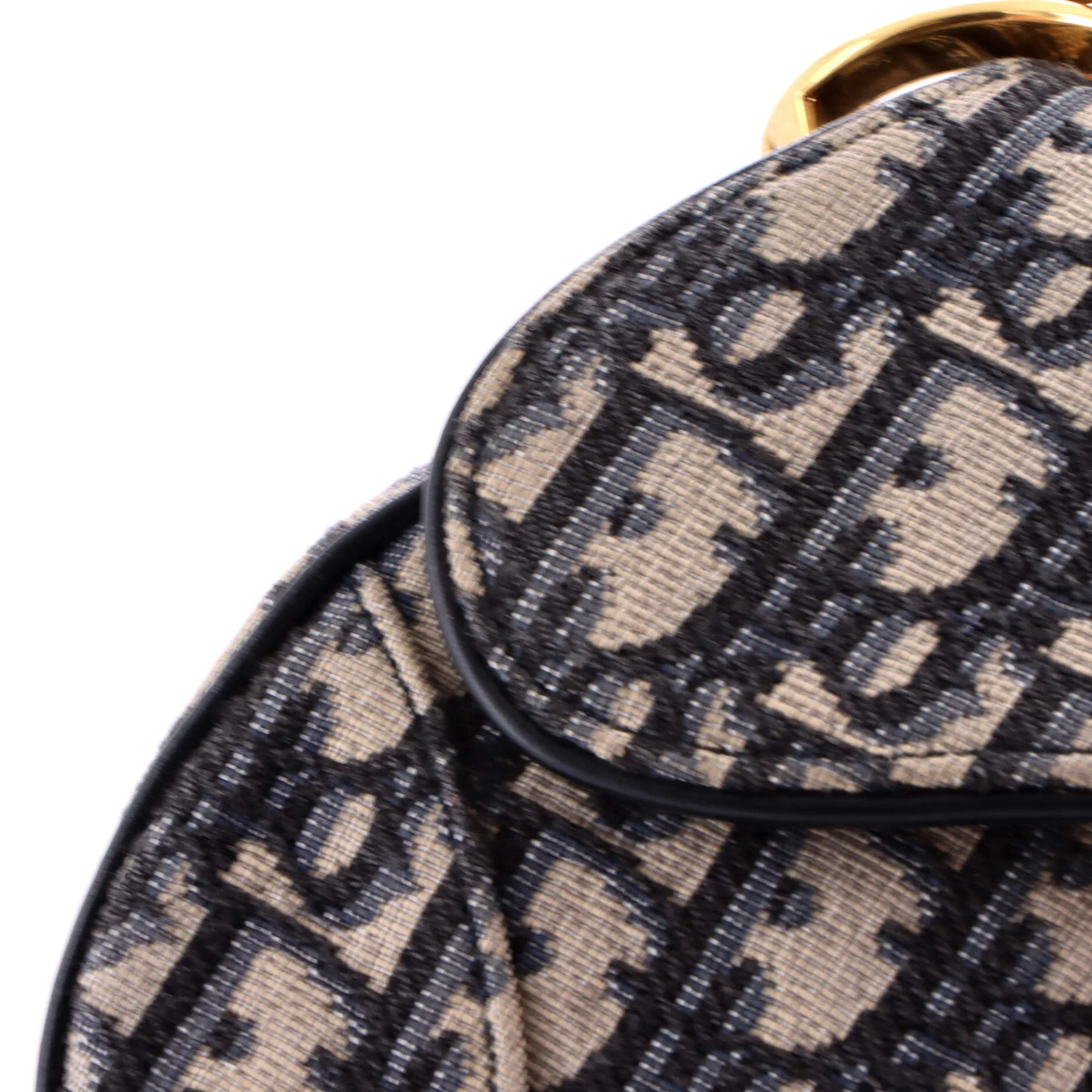 Saddle Handbag Oblique Canvas Mini - Image 7