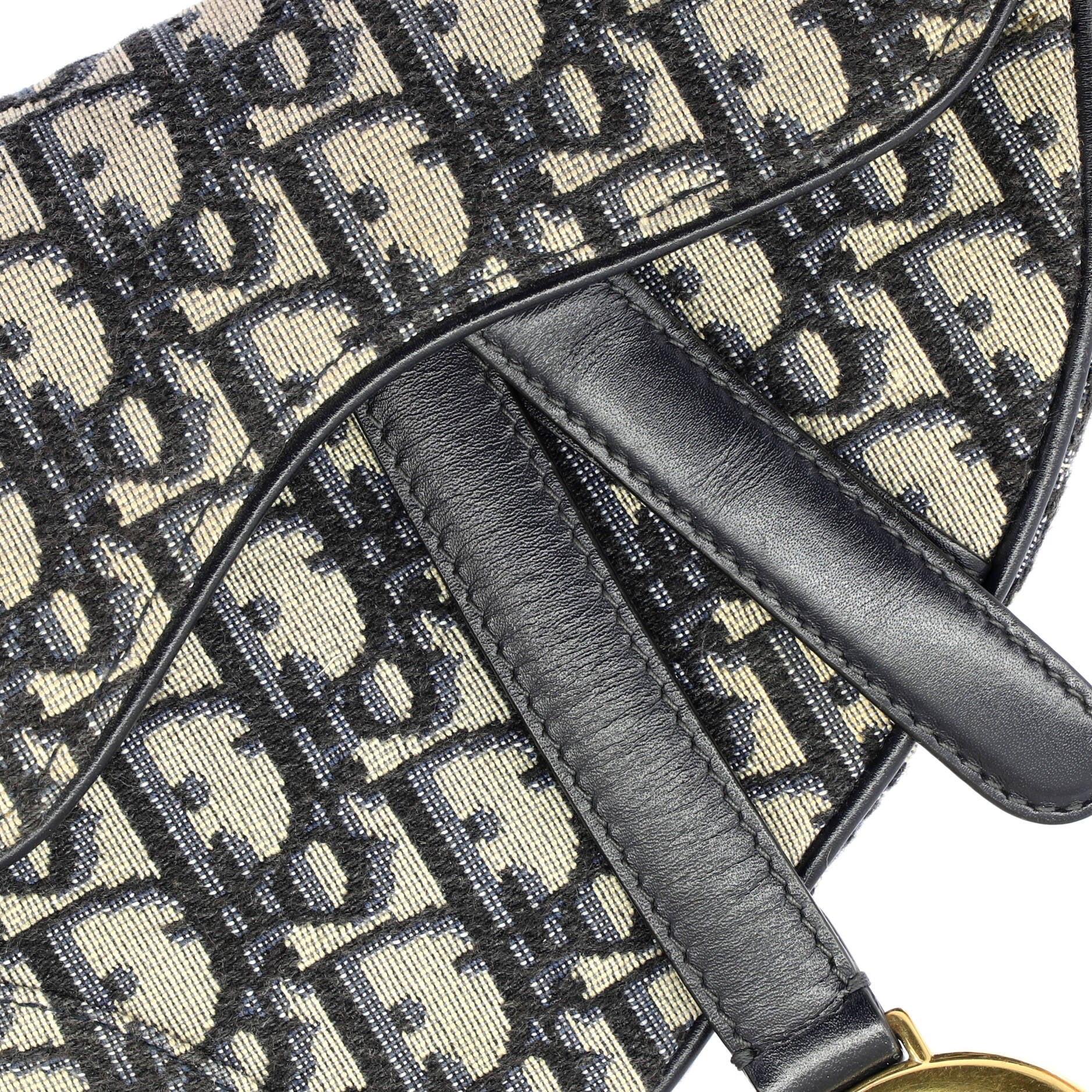 Saddle Handbag Oblique Canvas Mini - Image 7