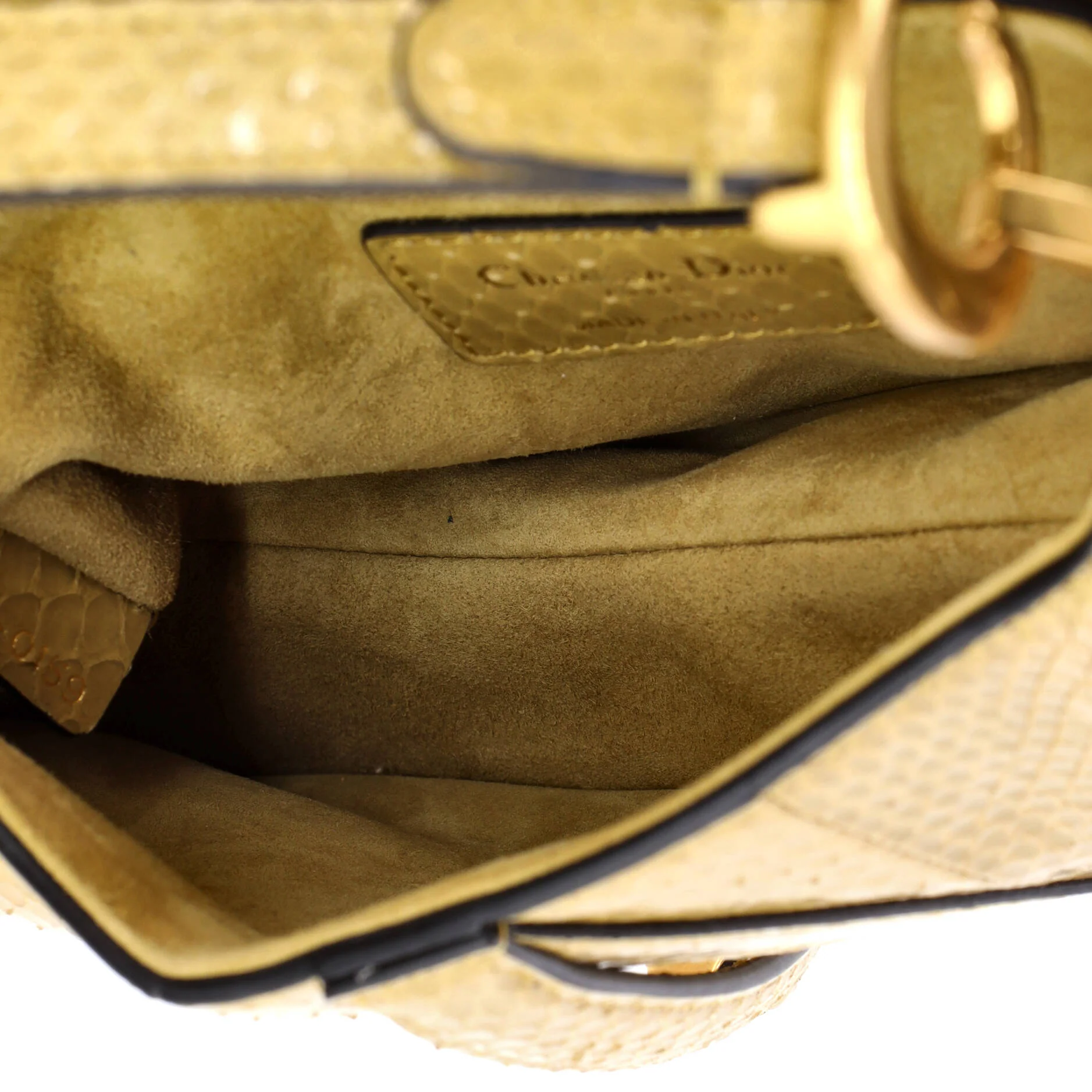 Saddle Handbag Python Mini - Image 5