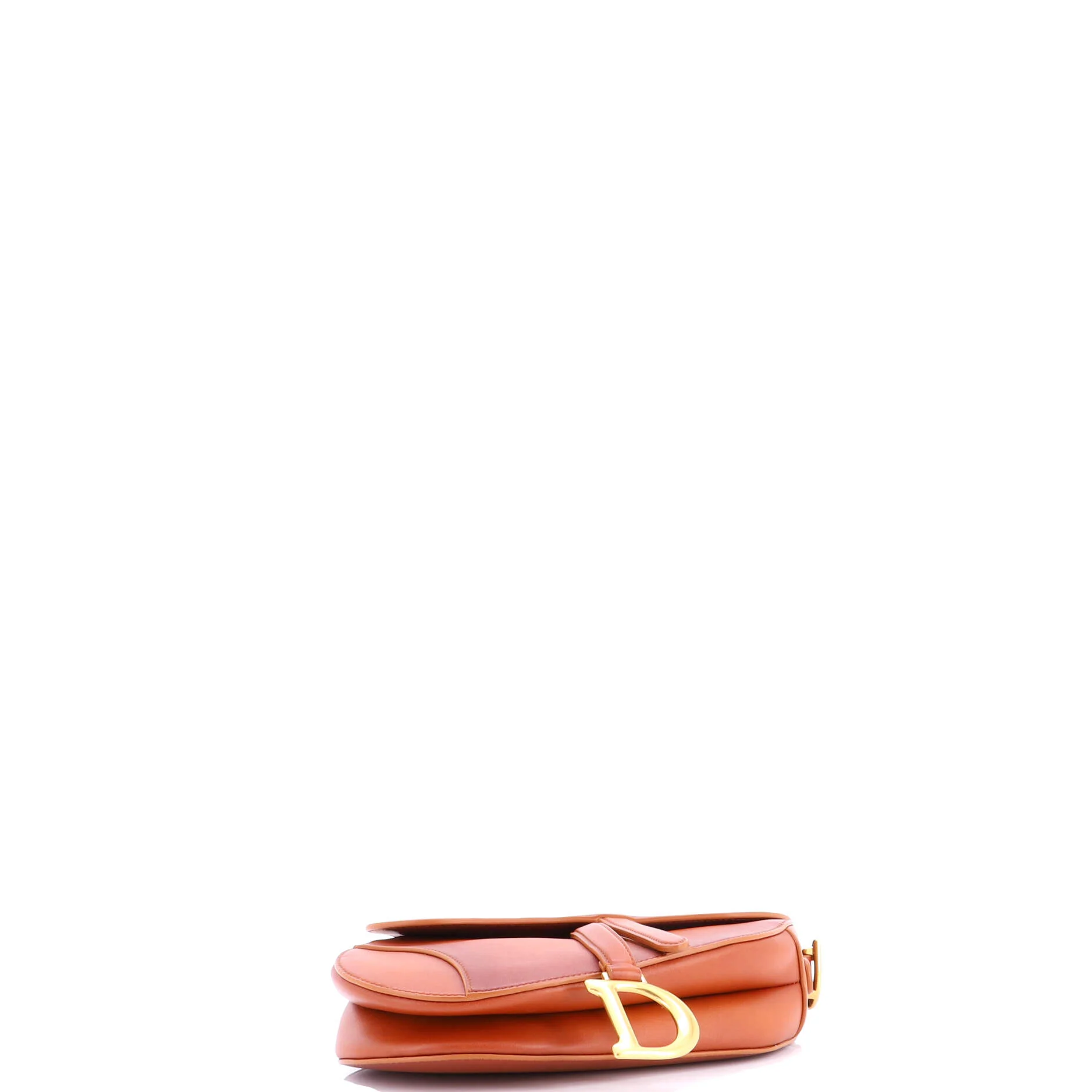 Saddle Handbag with Strap Leather Medium - Image 4