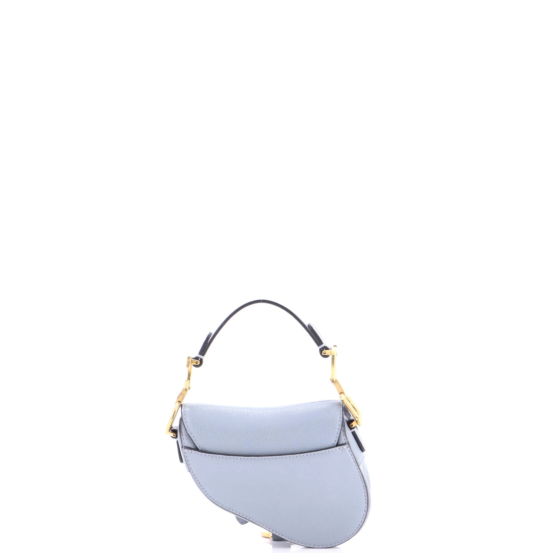 Saddle Handbag with Strap Leather Micro - Image 3