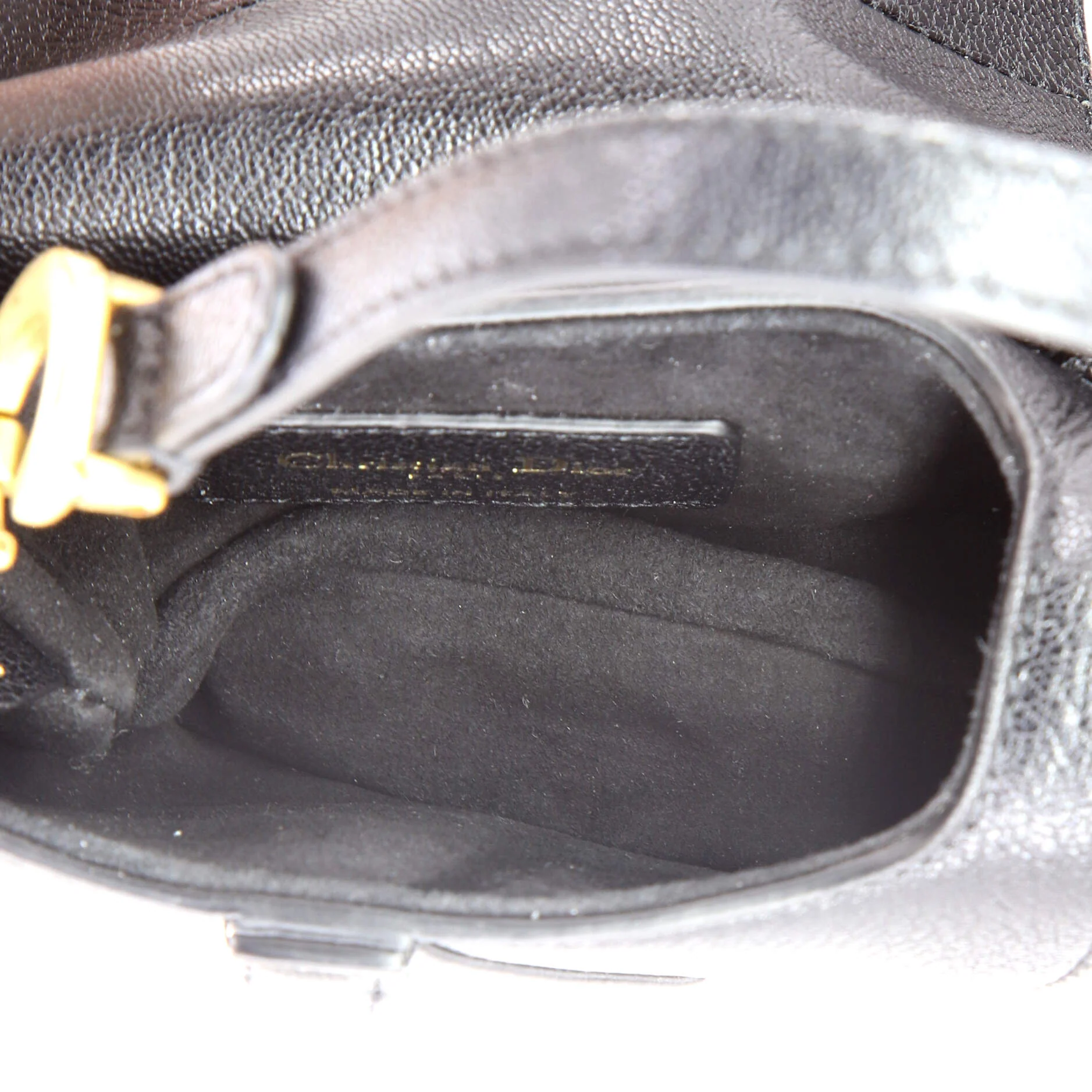 Saddle Handbag with Strap Leather Micro - Image 13