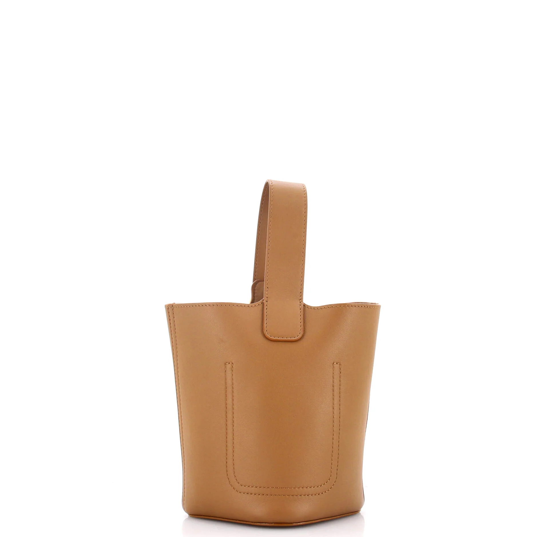 Saddle Handbag with Strap Leather Micro - Image 8