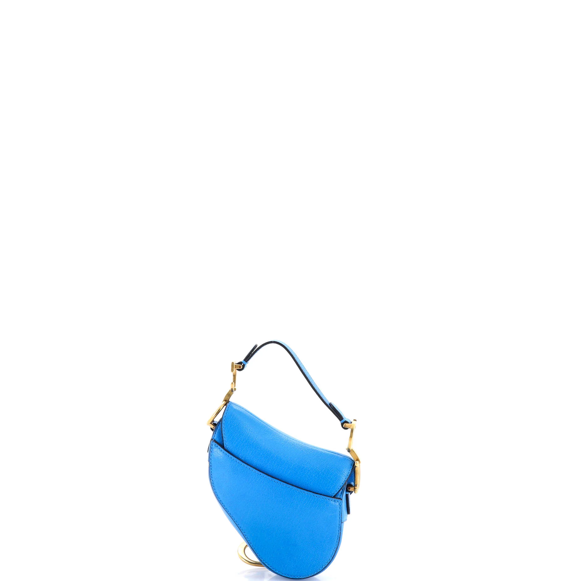 Saddle Handbag with Strap Leather Micro - Image 3