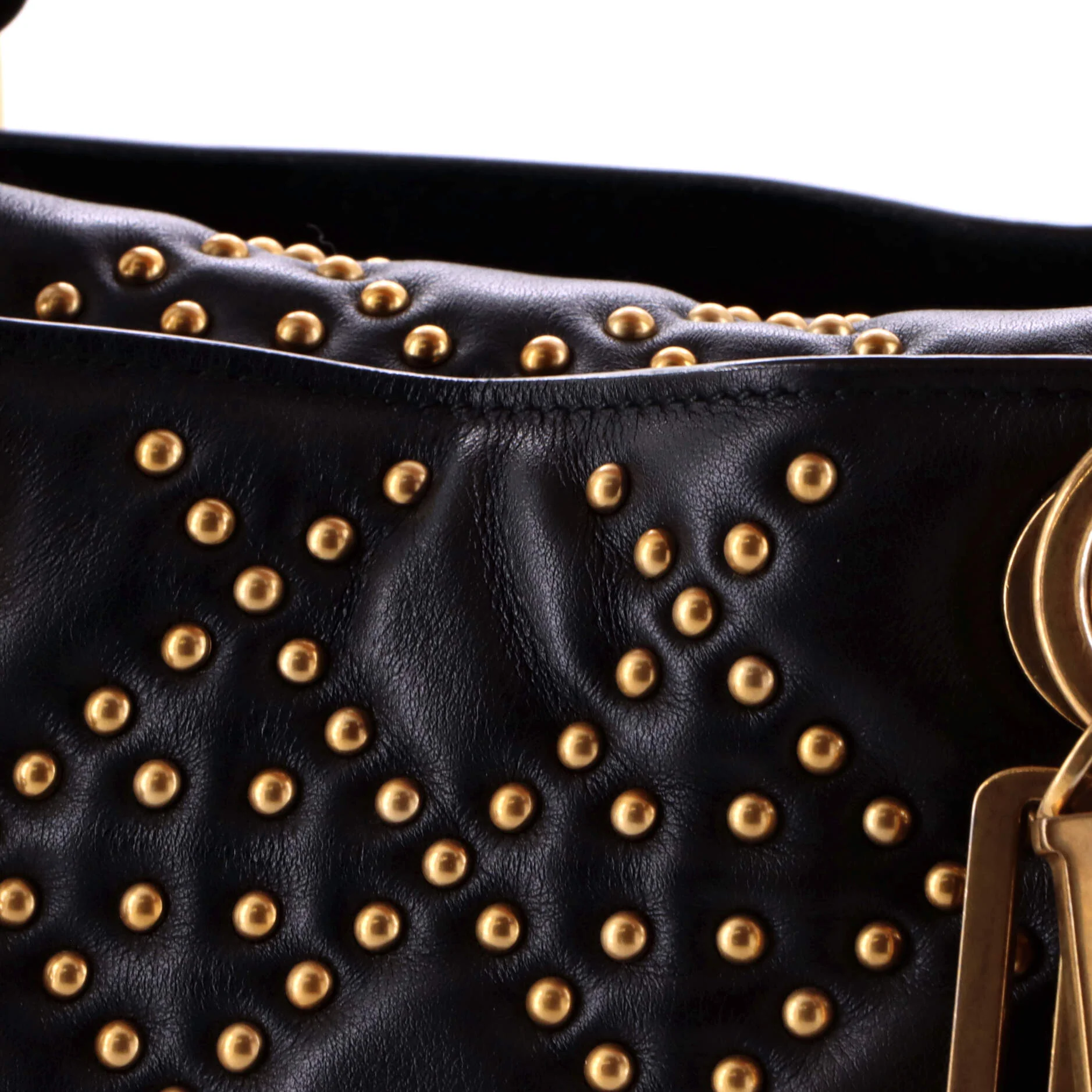 Supple Lady Dior Bag Cannage Studded Lambskin Medium - Image 6