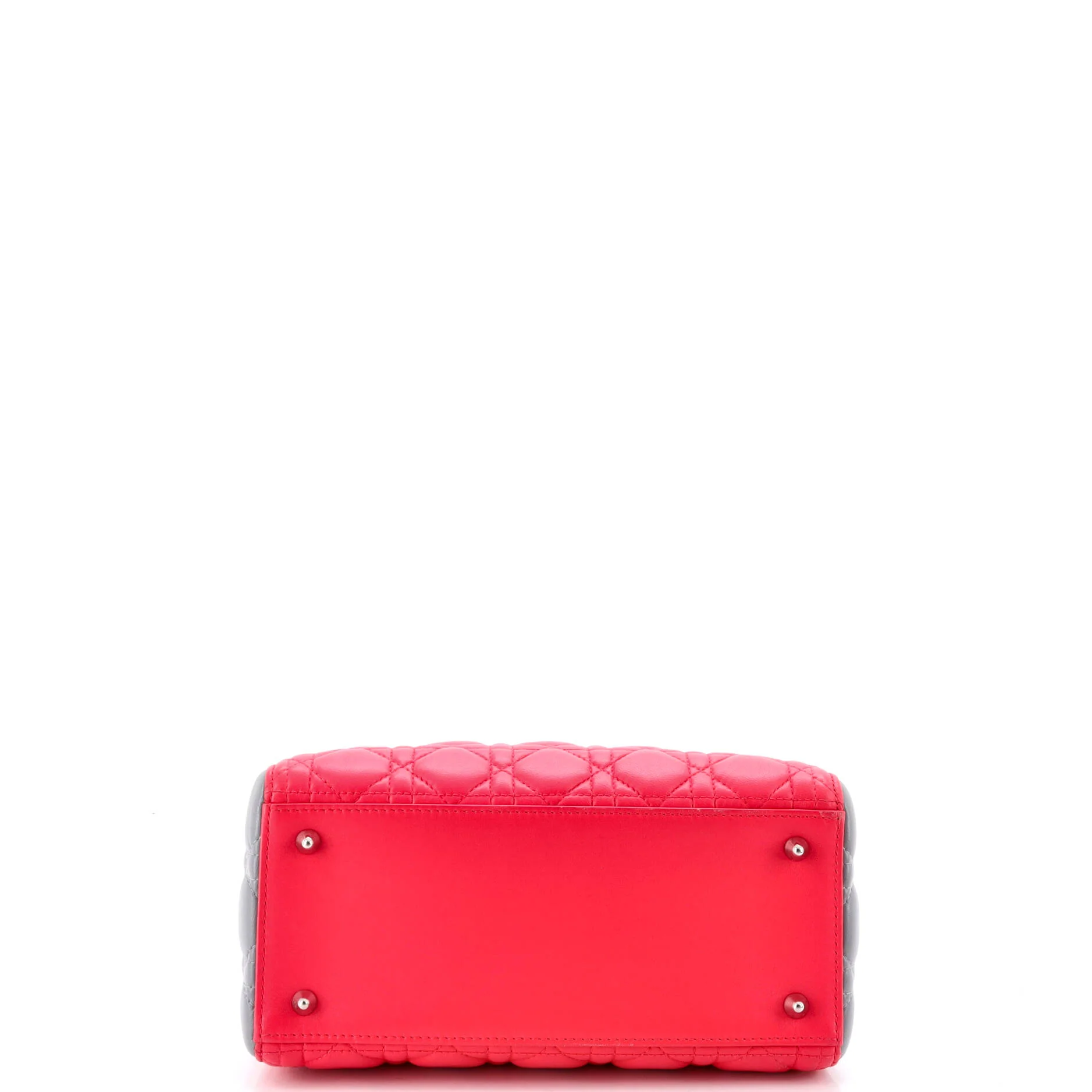 Tricolor Lady Dior Bag Cannage Quilt Leather Medium - Image 4