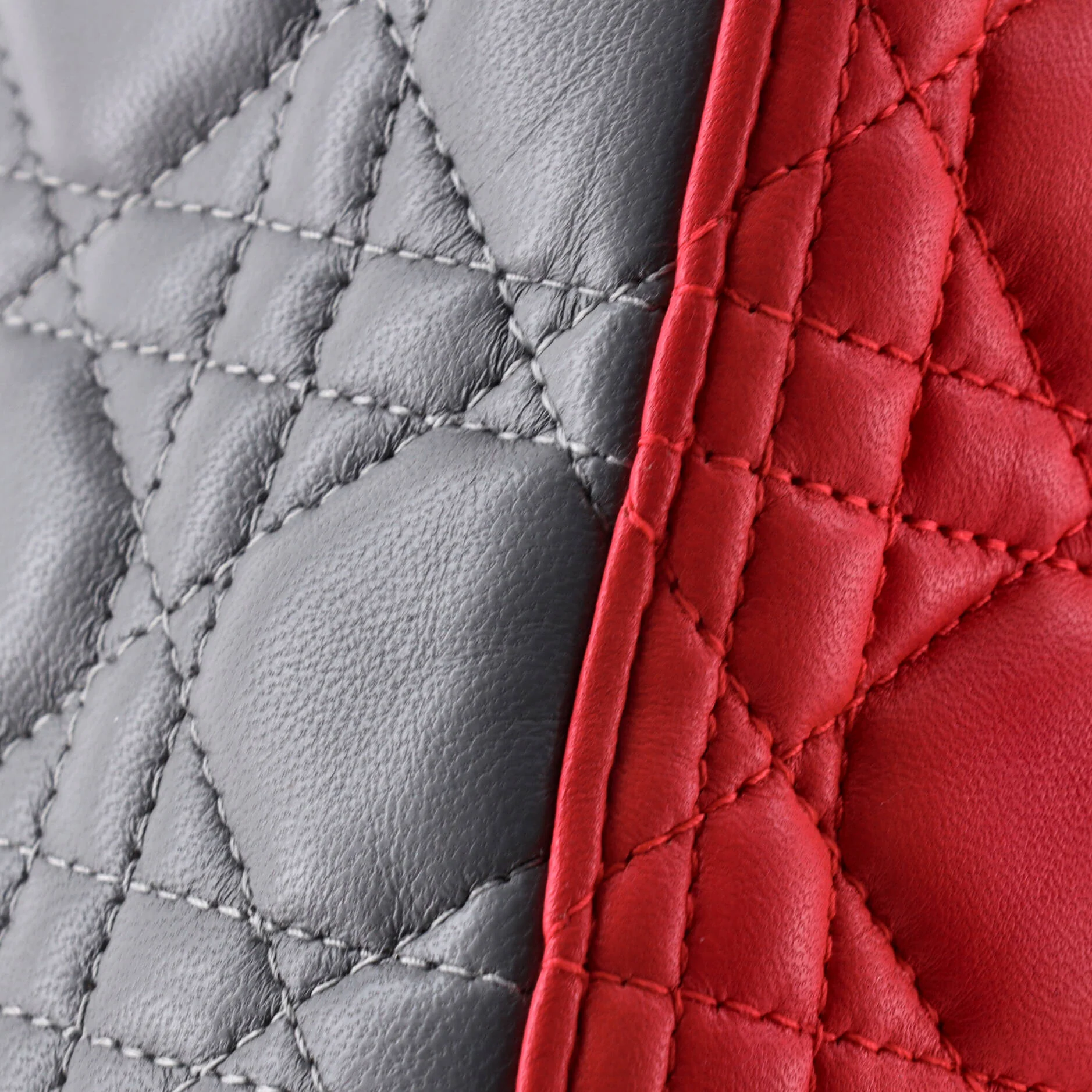 Tricolor Lady Dior Bag Cannage Quilt Leather Medium - Image 6