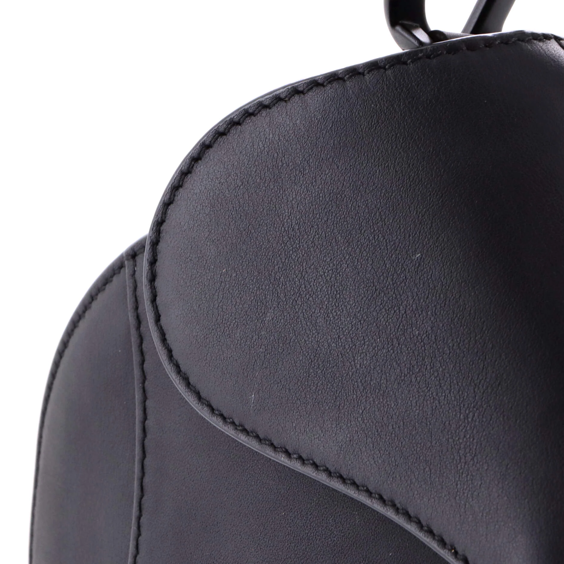 Ultra Matte Saddle Handbag Leather Mini - Image 6