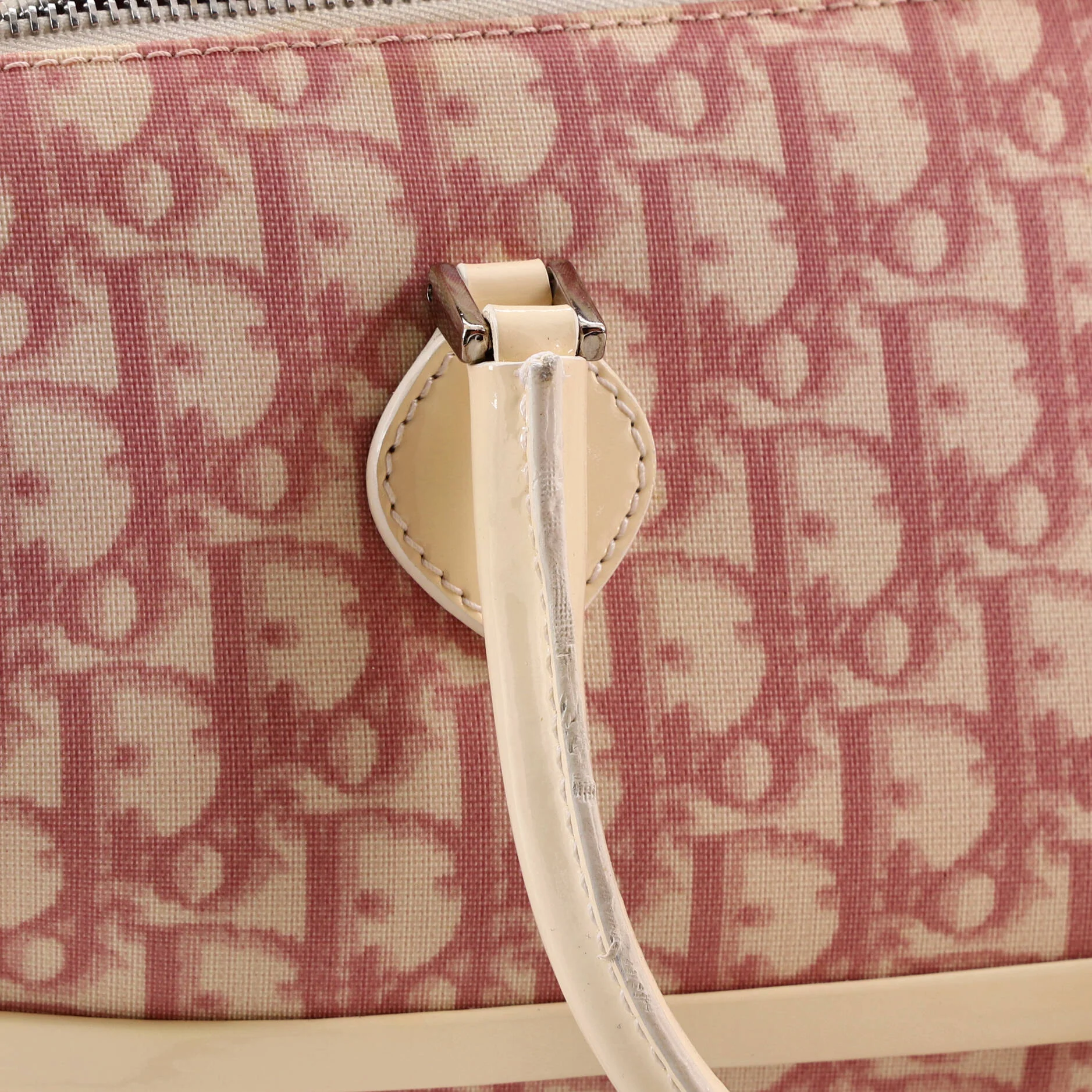 Vintage Boston Bag Diorissimo Canvas Medium - Image 6