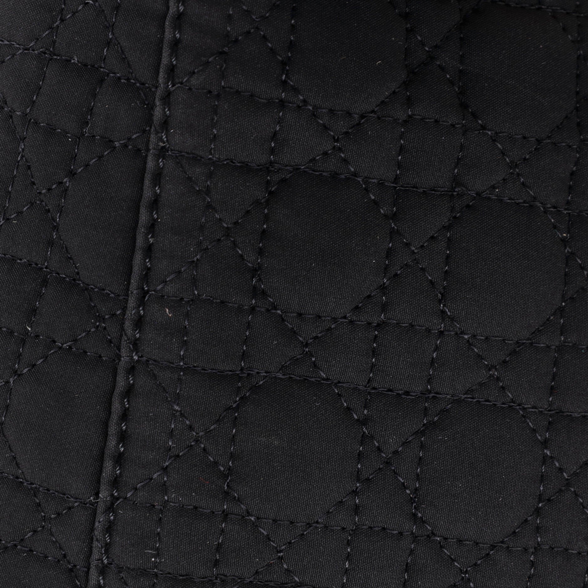 Vintage Lady Dior Bag Cannage Quilt Nylon Medium - Image 6