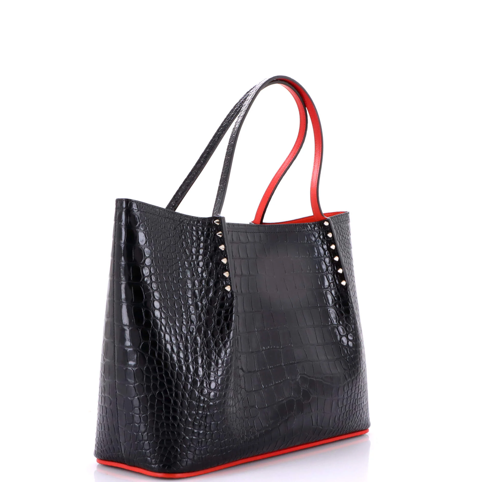 Cabarock Tote Crocodile Embossed Leather Large - Image 2