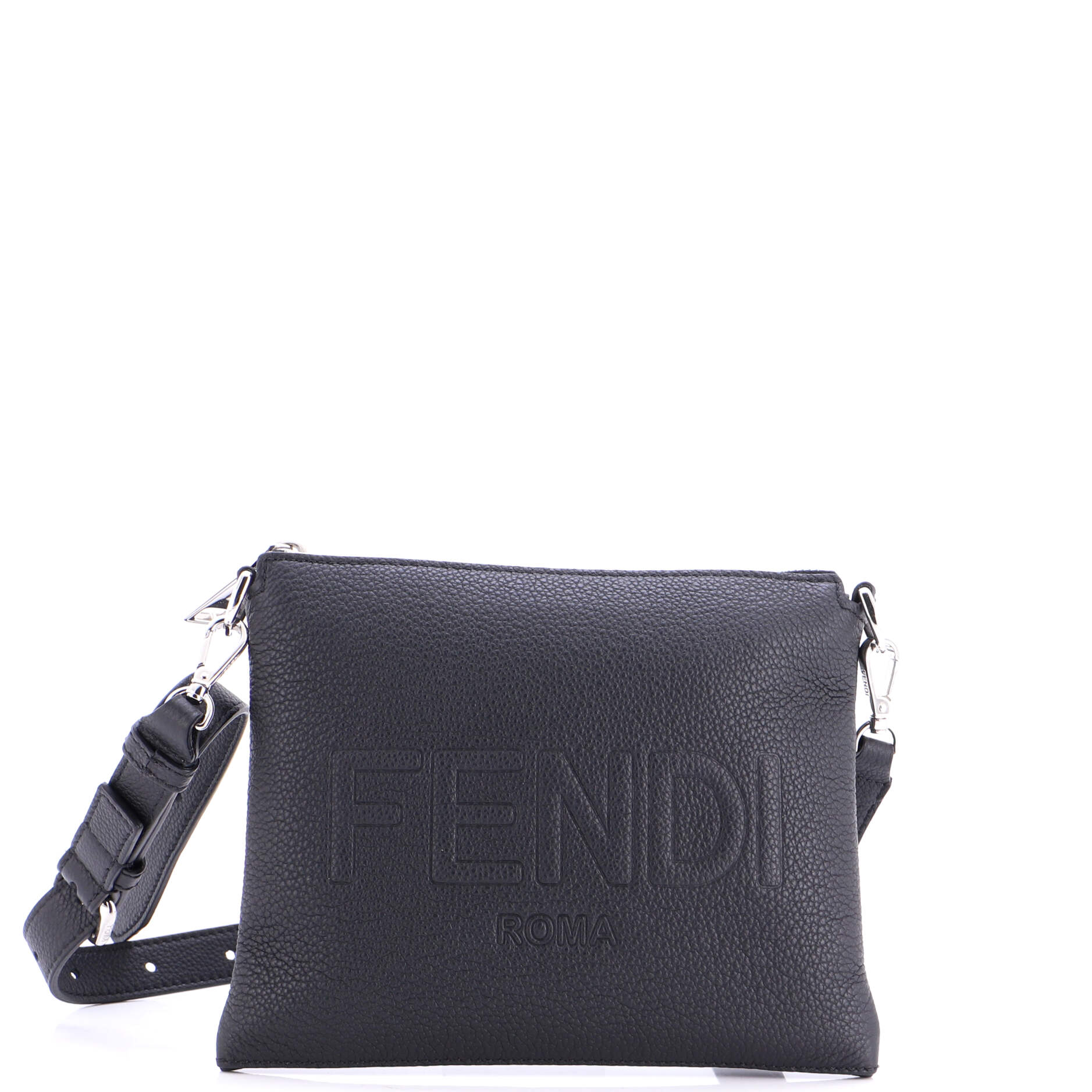 After Logo Messenger Bag Leather Small