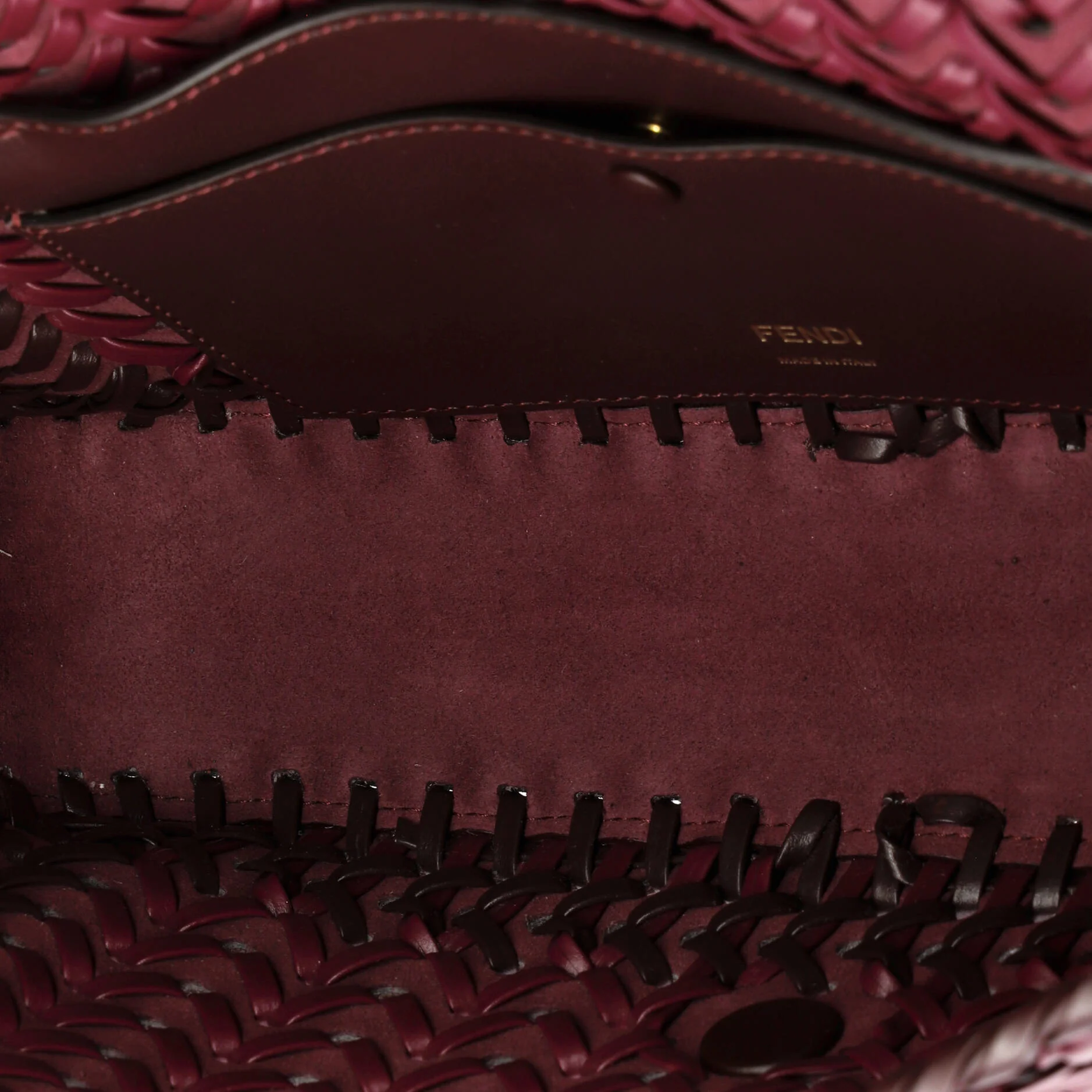 Baguette NM Bag Woven Leather Medium - Image 5