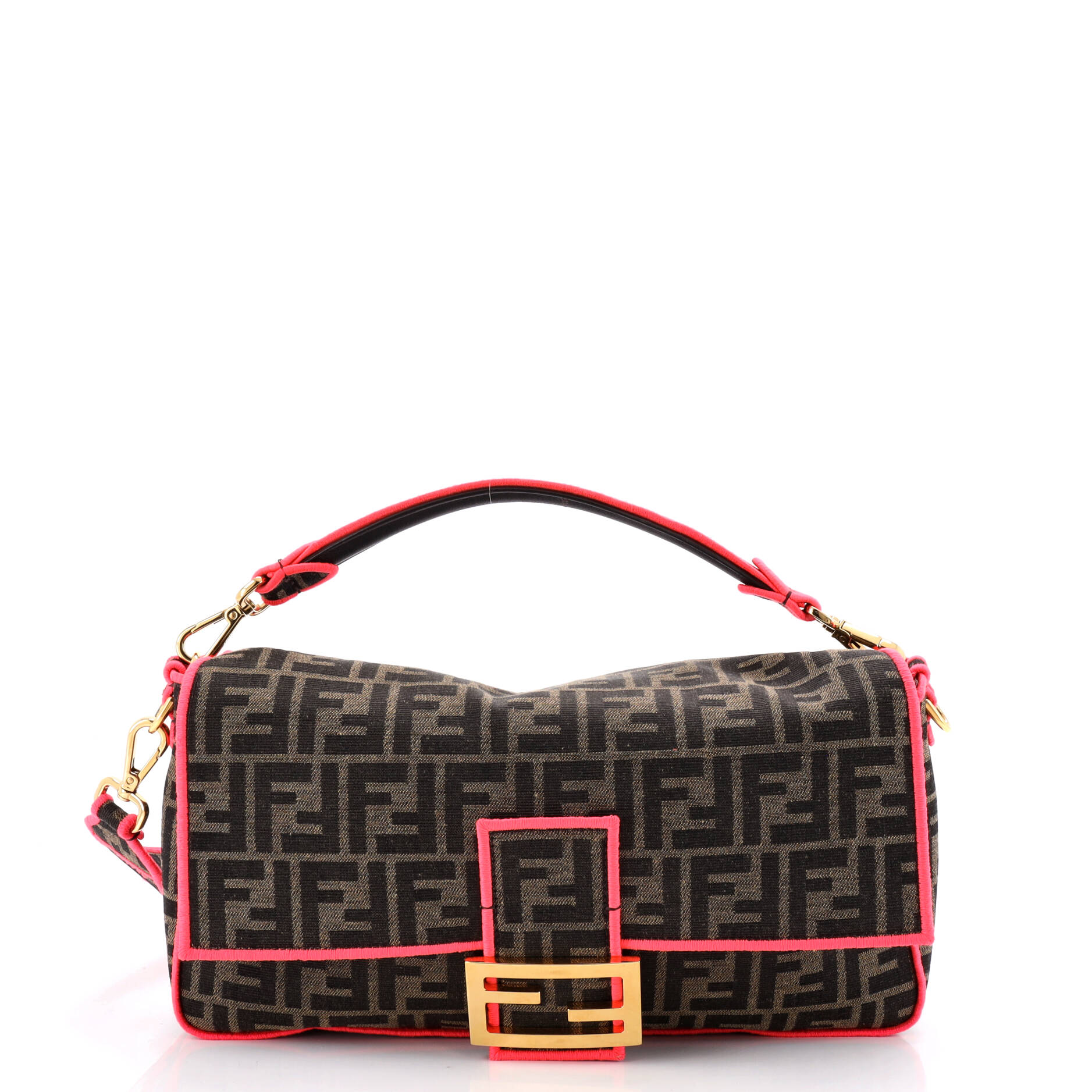 Baguette NM Bag Zucca Canvas Large