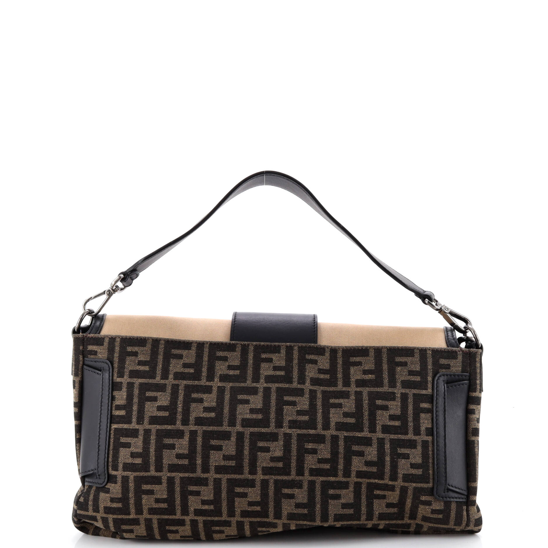 Baguette NM Bag Zucca Canvas with Leather Large - Image 3