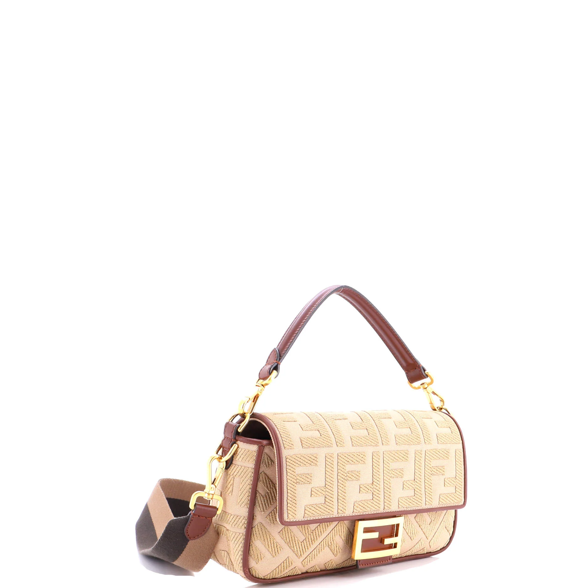 Baguette NM Bag Zucca Embroidered Canvas Medium - Image 2