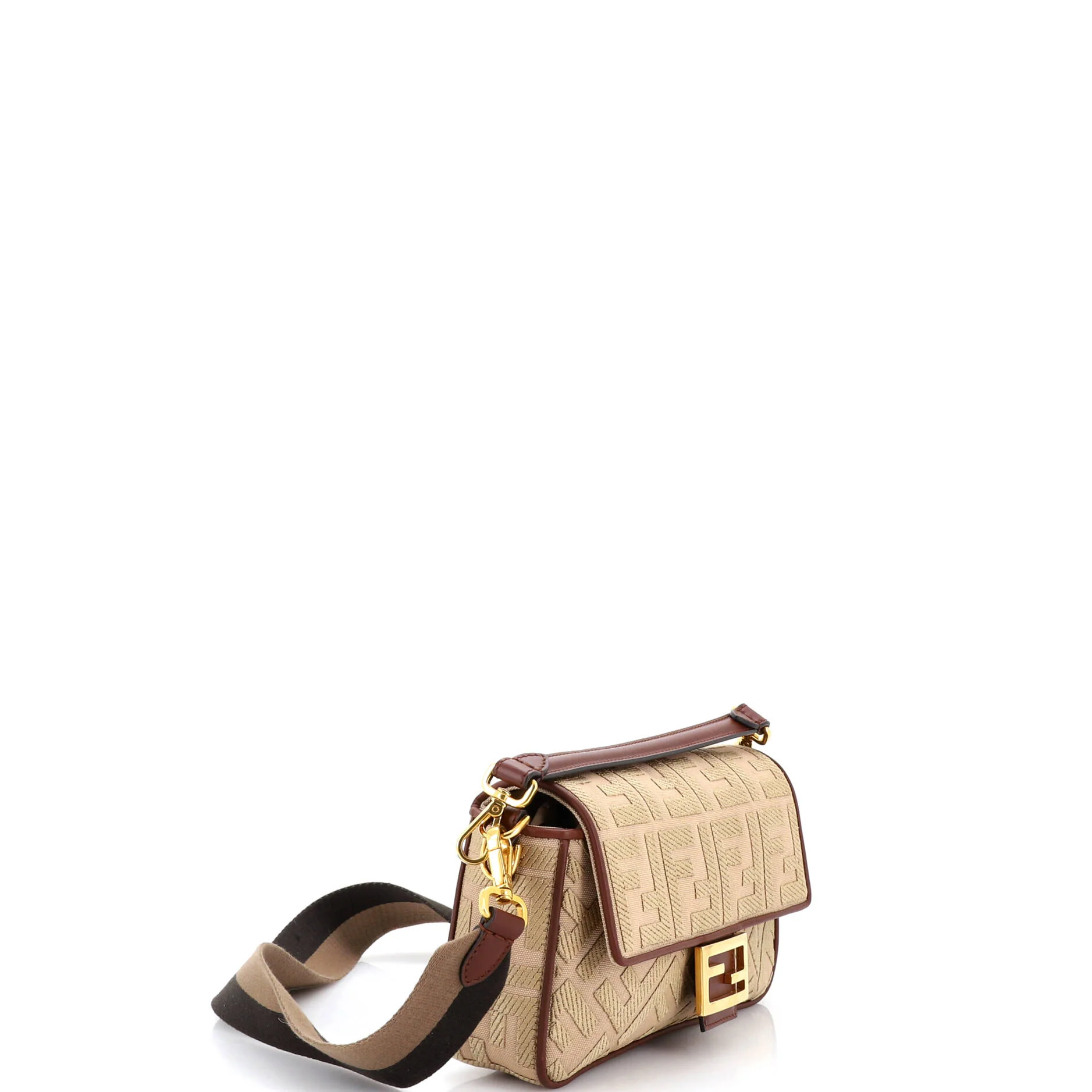 Baguette NM Bag Zucca Embroidered Canvas Medium - Image 2