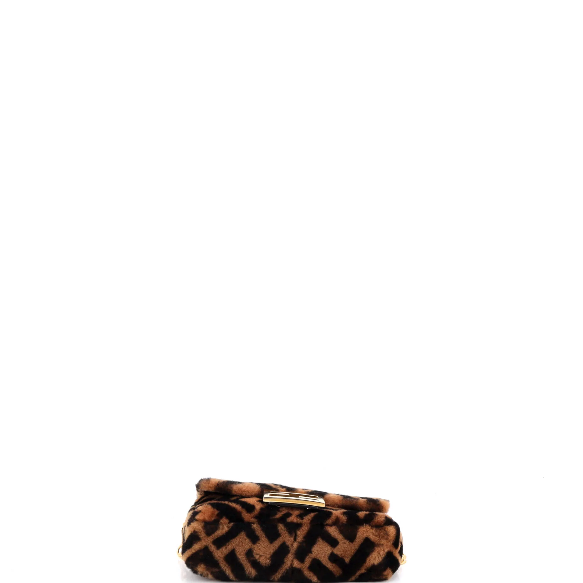 Baguette NM Bag Zucca Shearling Mini - Image 4