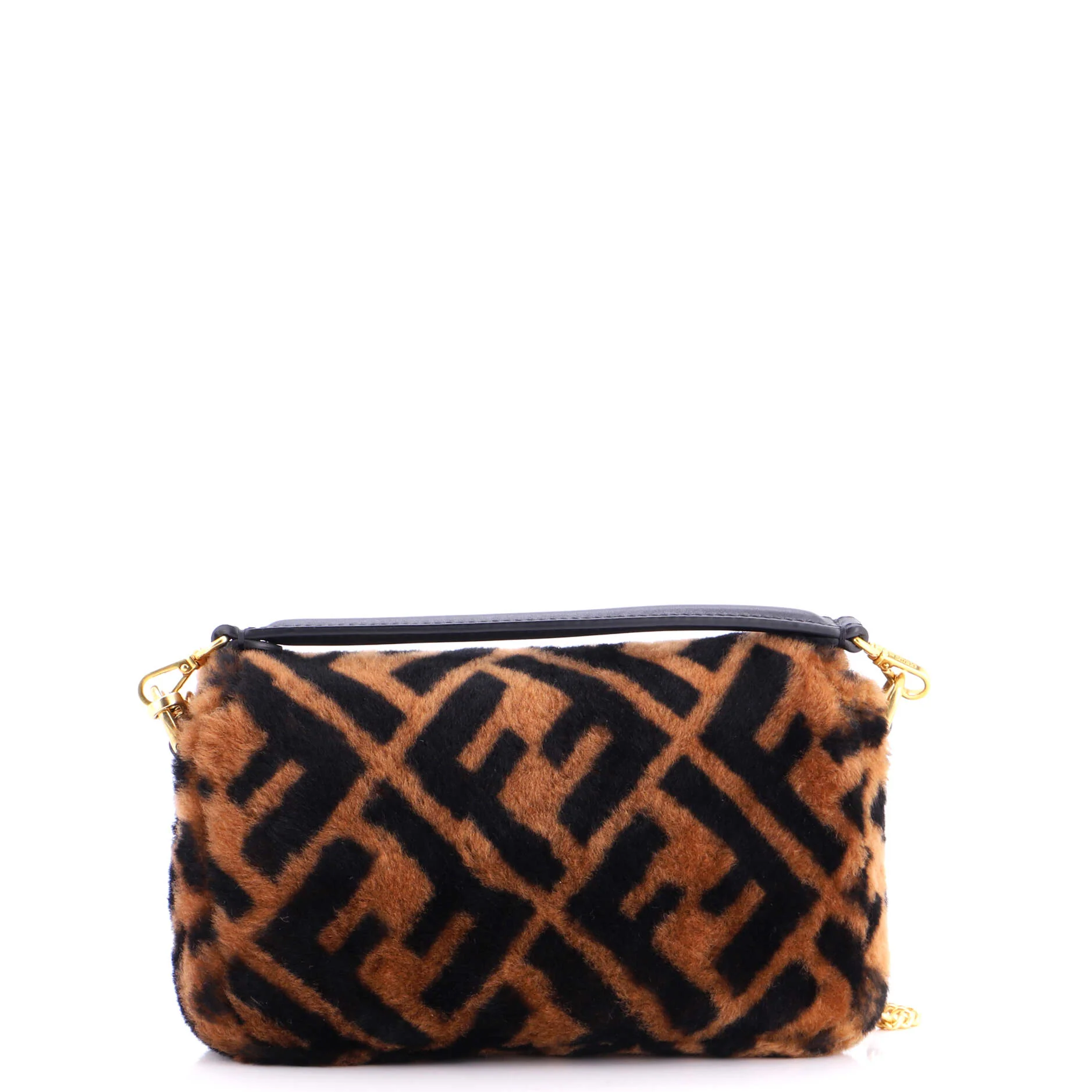 Baguette NM Bag Zucca Shearling Mini - Image 3