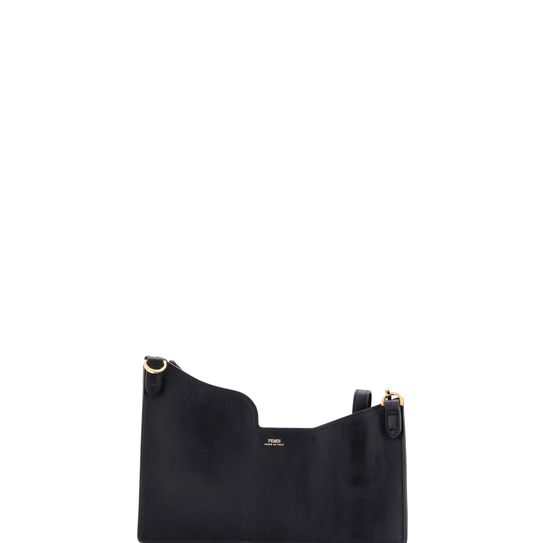 Bustine 3 Pockets Crossbody Bag Leather and Zucca Coated Canvas Mini - Image 3
