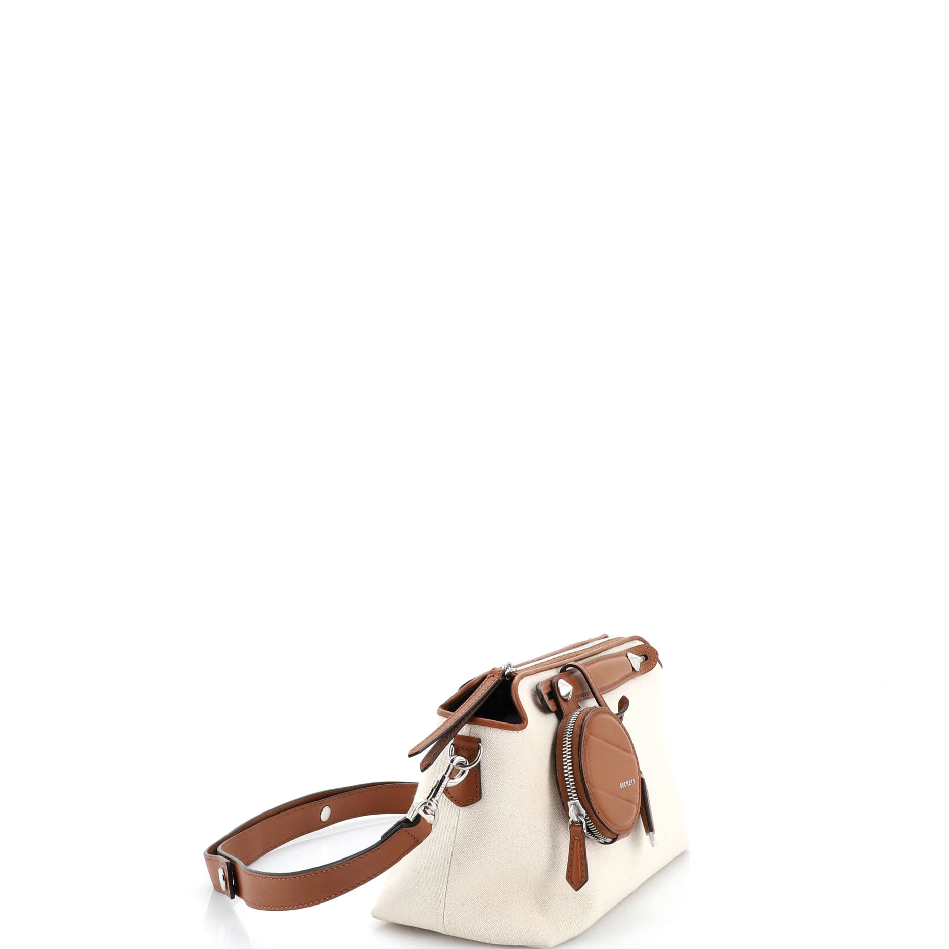 By The Way Satchel Canvas and Leather Small - Image 2