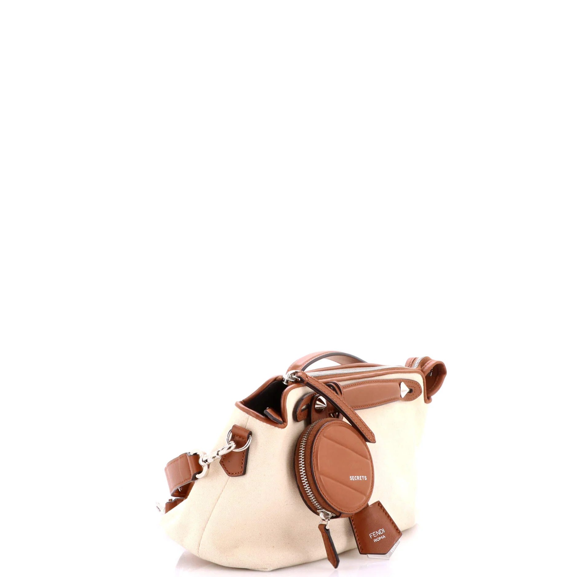 By The Way Satchel Canvas and Leather Small - Image 2