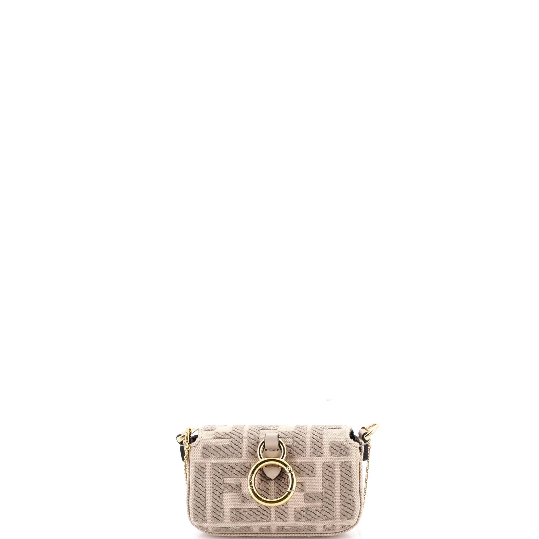 Chain Baguette Charm Bag Zucca Canvas Nano - Image 3