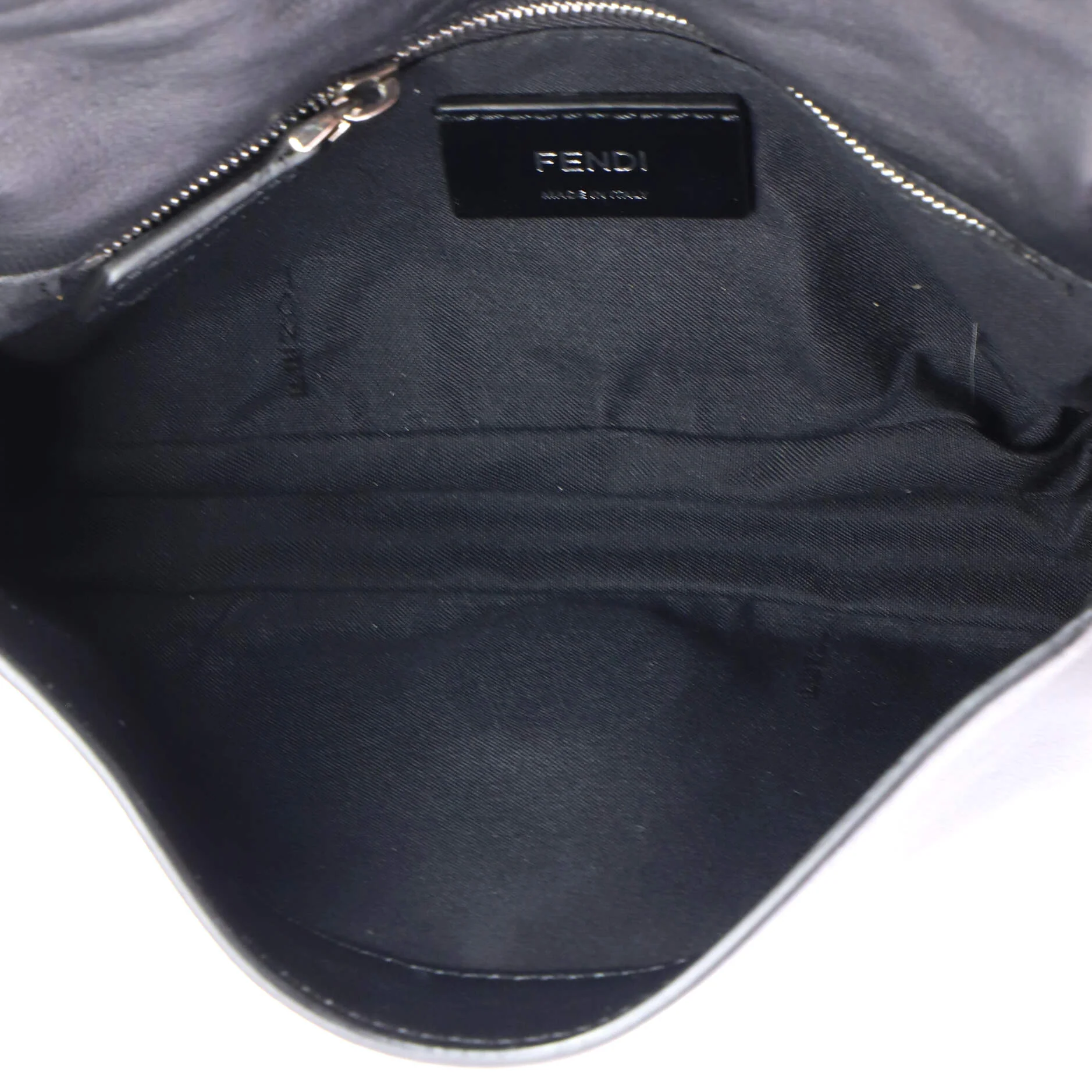 Expandable Flap Bag Zucca Embossed Leather - Image 5