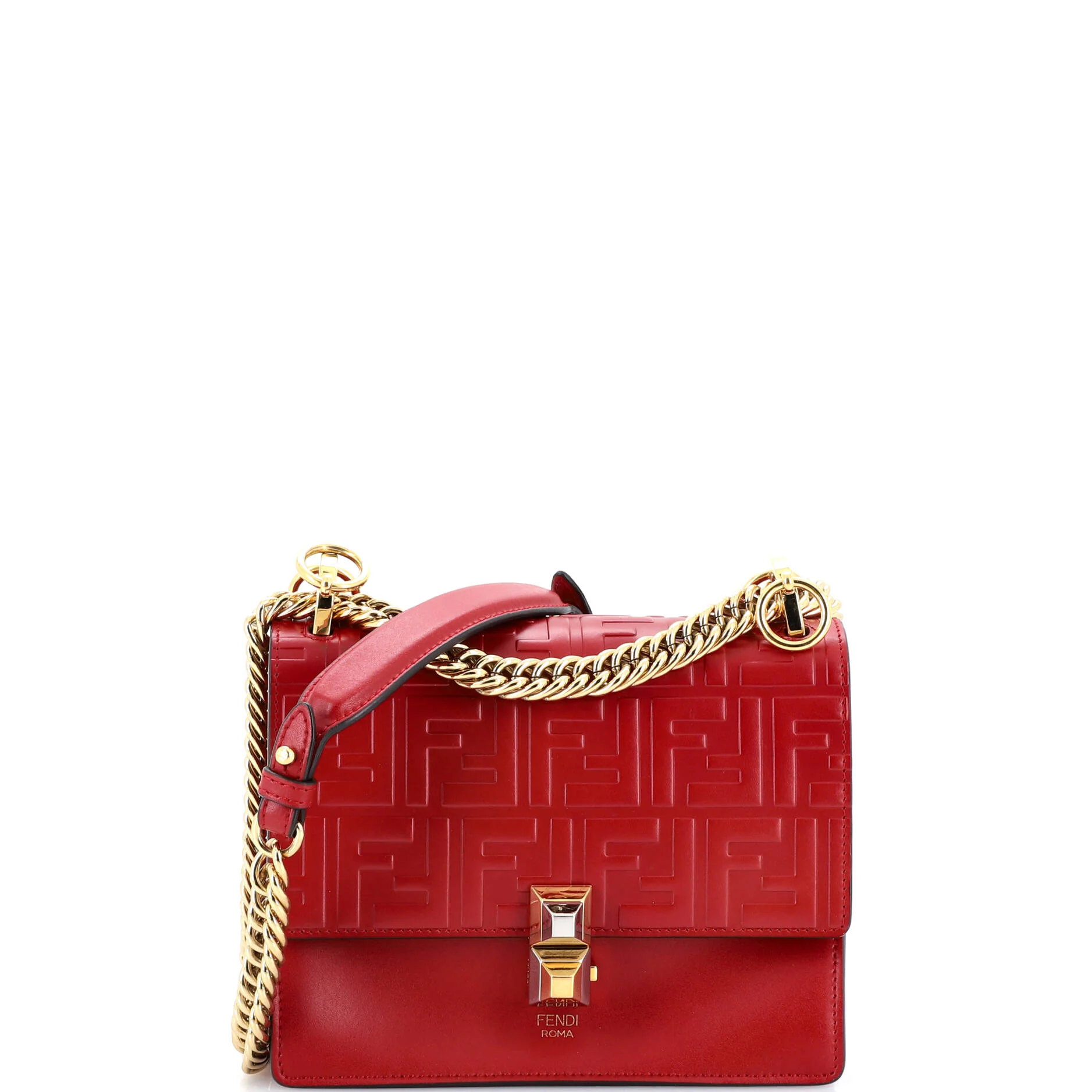 Kan I Bag Zucca Embossed Leather Small
