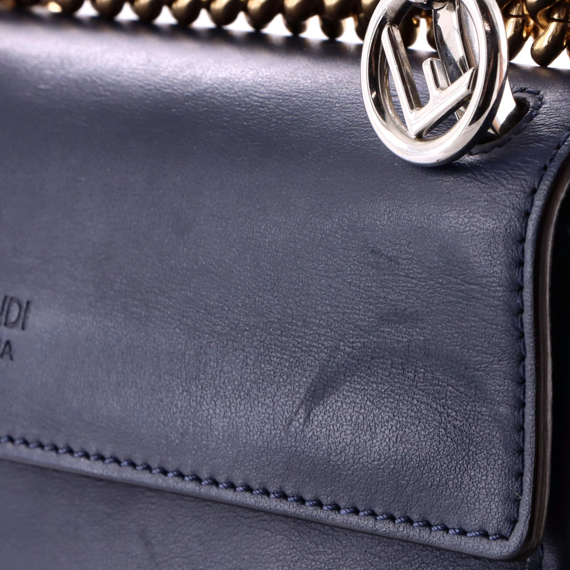 Kan I F Shoulder Bag Leather Small - Image 7