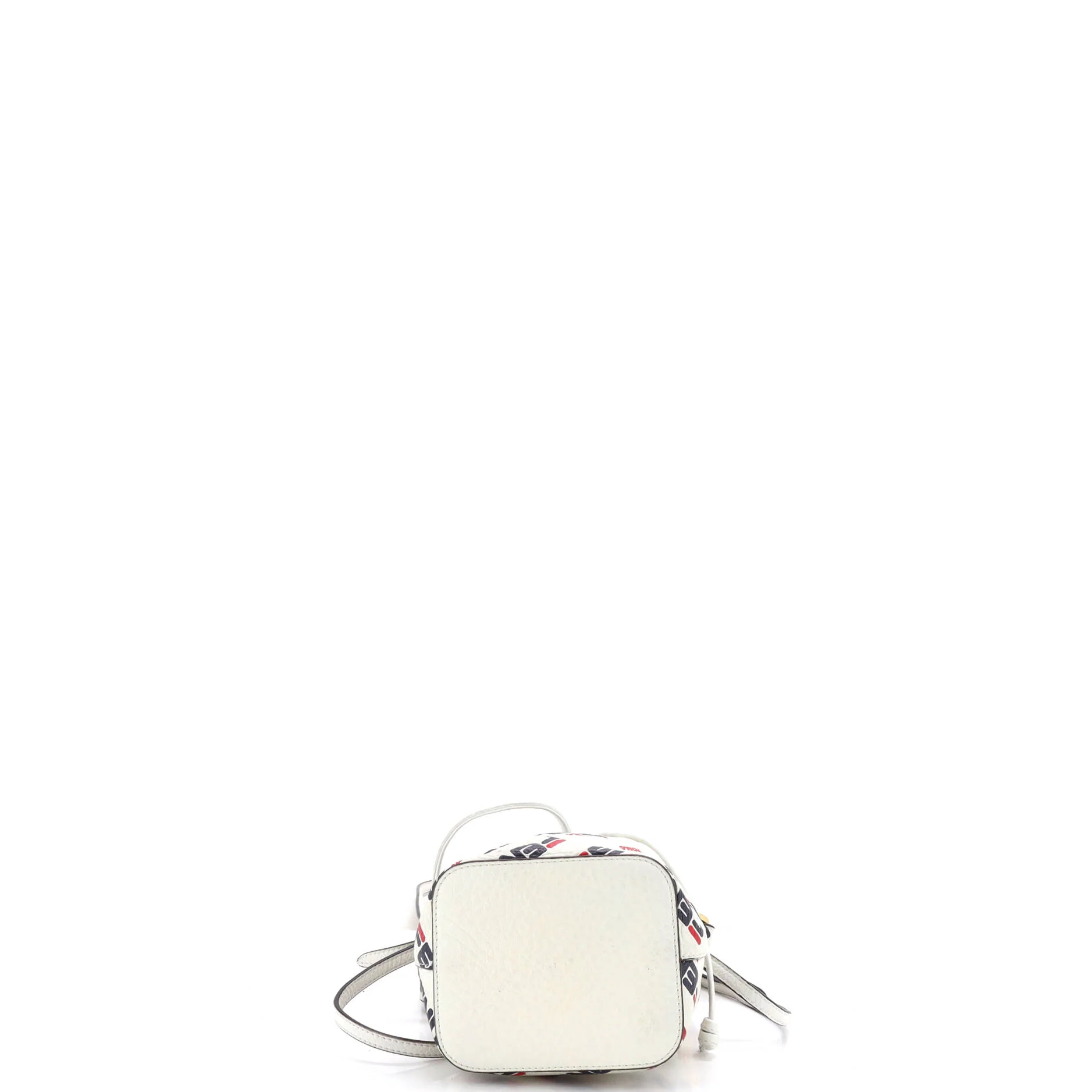 Mania Logo Mon Tresor Bucket Bag Printed Leather Mini - Image 4