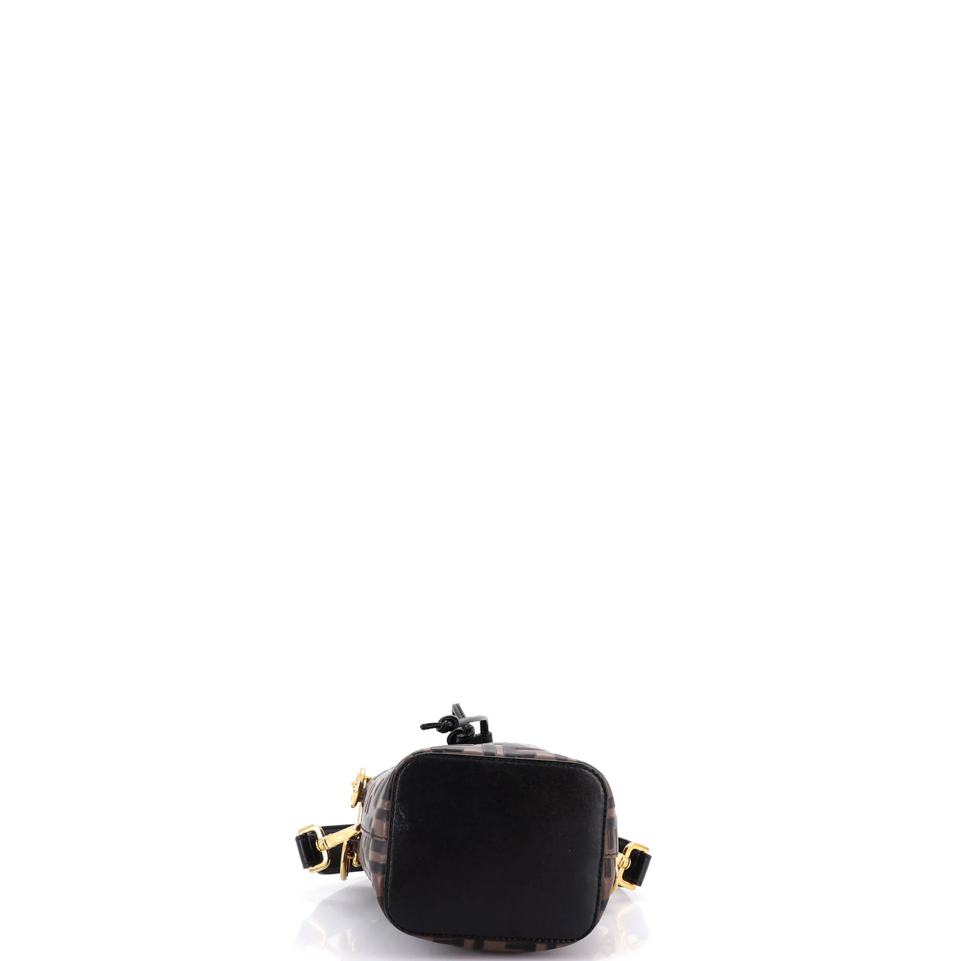 Mon Tresor Bucket Bag Zucca Embossed Leather Mini - Image 4