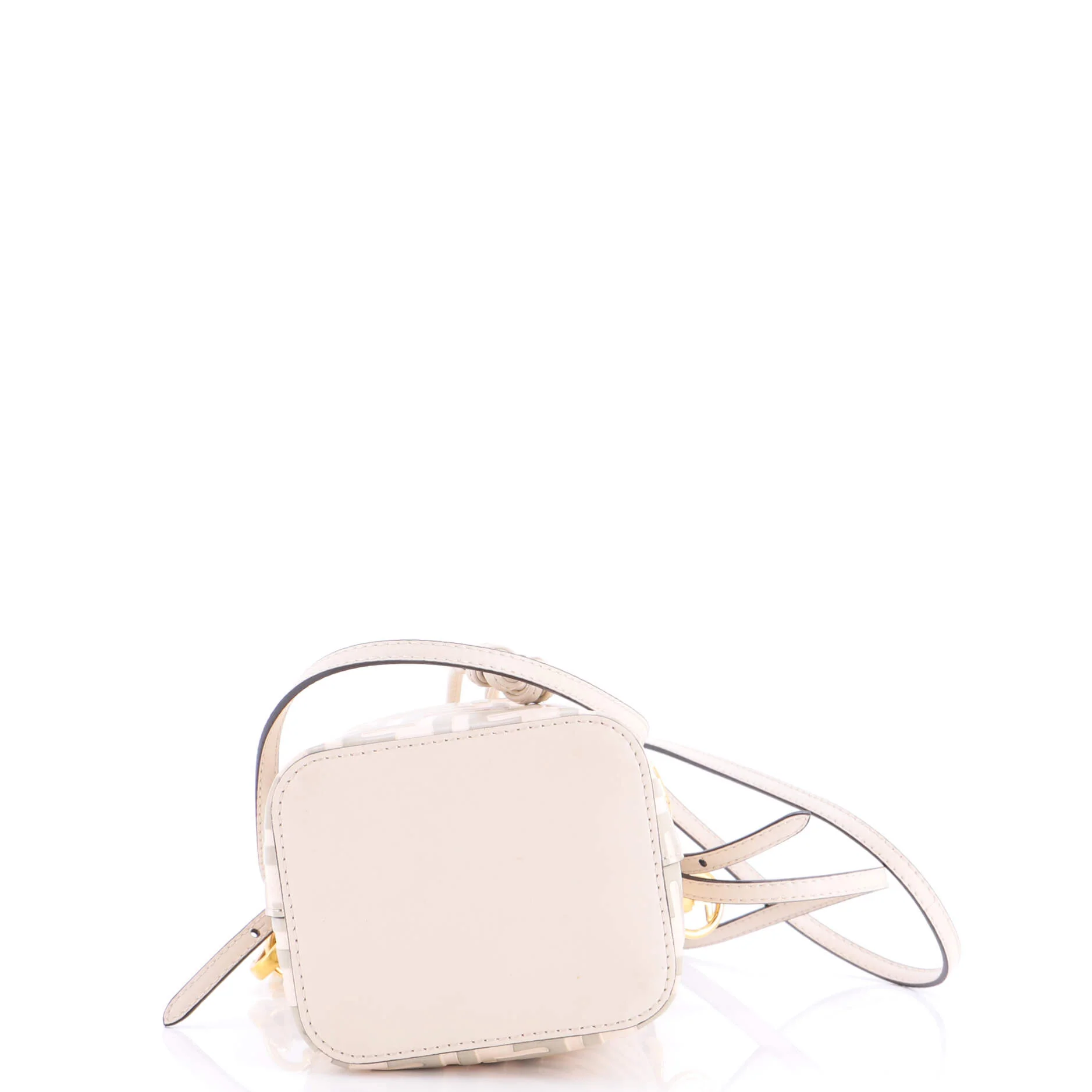 Mon Tresor Bucket Bag Zucca Embossed Leather Mini - Image 4