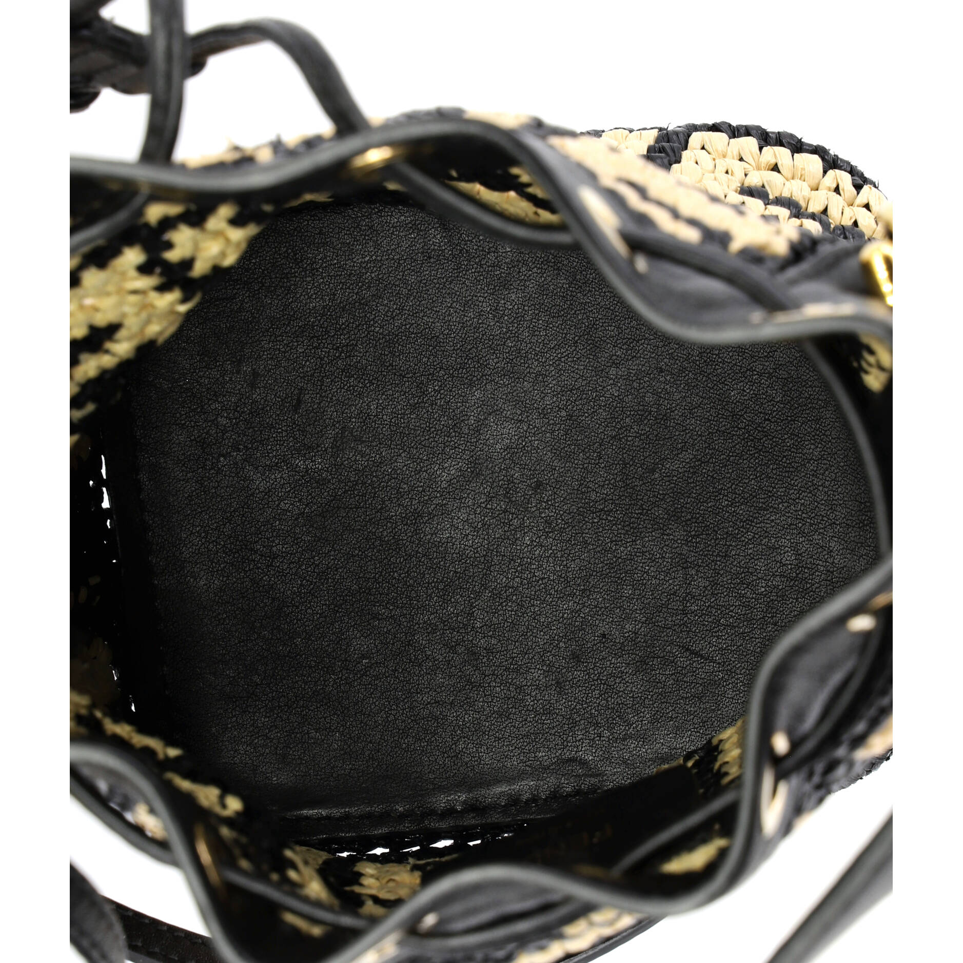 Mon Tresor Bucket Bag Zucca Raffia Mini - Image 5