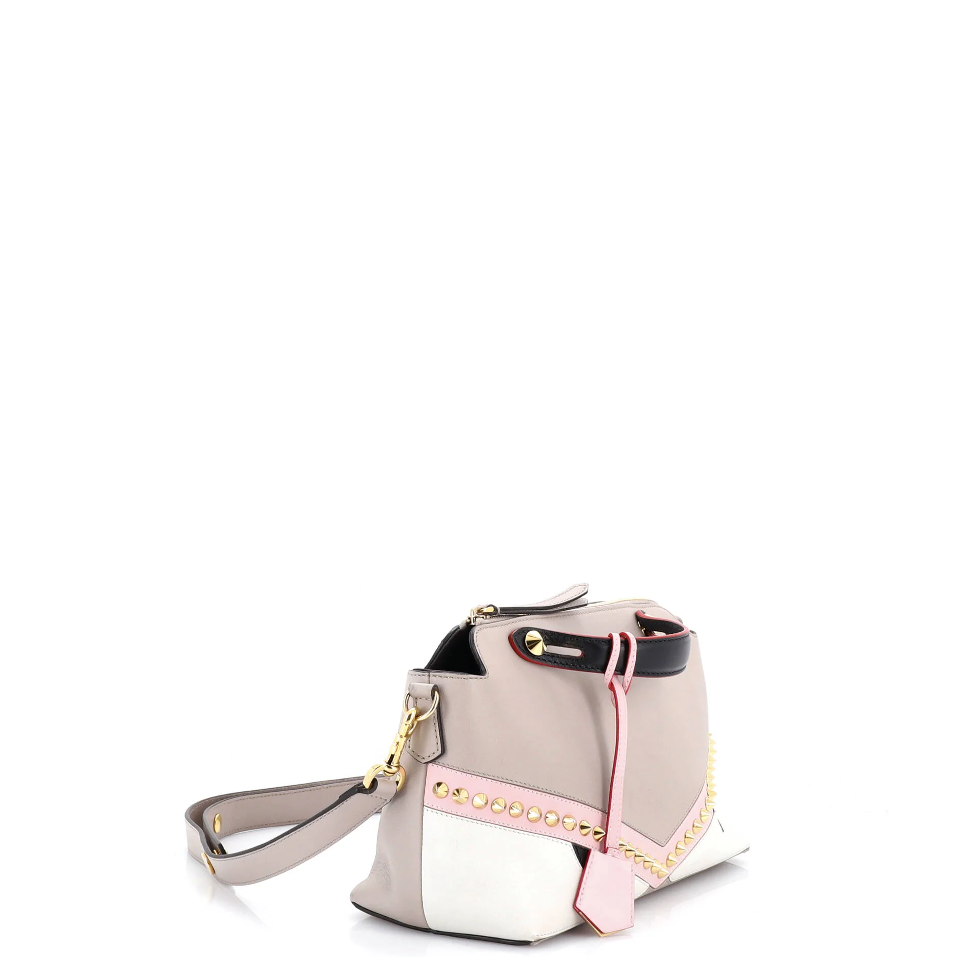 Monster By The Way Satchel Studded Leather Medium - Image 2